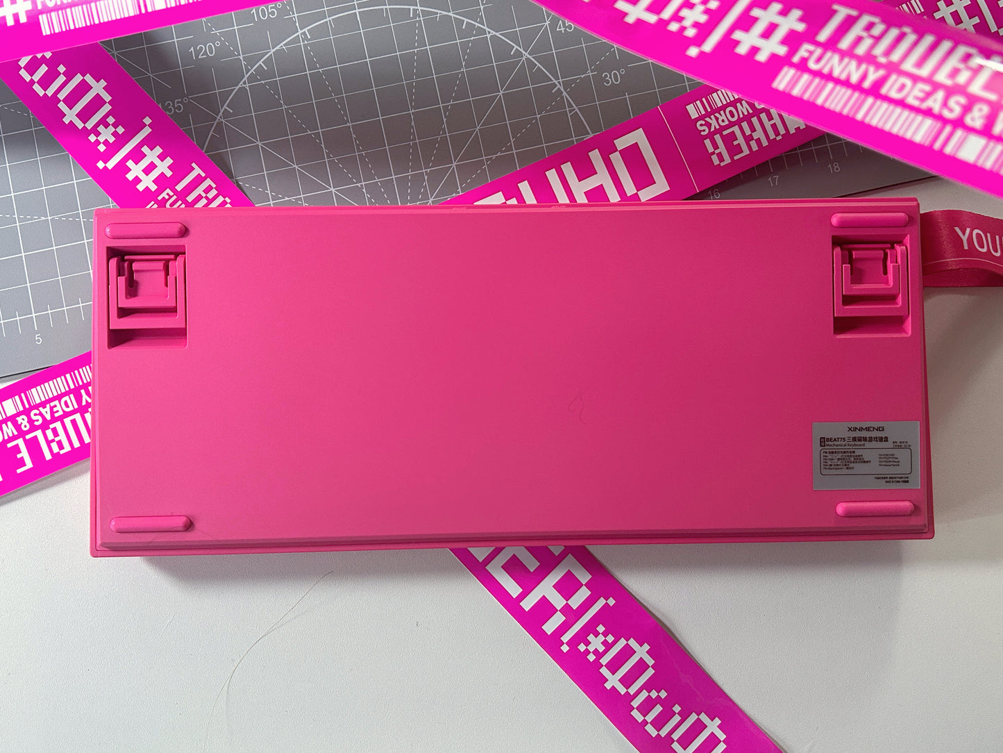 PREBUILT Hot Pink BEAT75 RGB Wireless Tri-Mode Magnetic Switch Gaming Mechanical Keyboard(2-3 wks shipping)