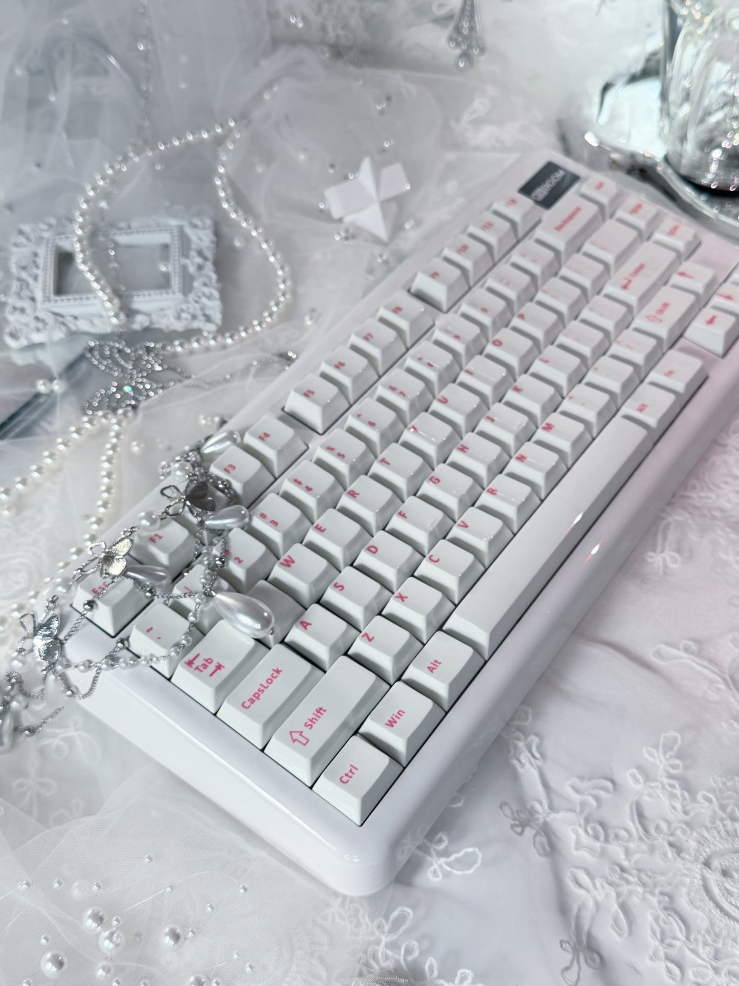 Unboxing Sample ONLY 1 INSTOCK KiiBOOM Phantom81 Lite White Tri-mode Wireless Mechanical Keyboard