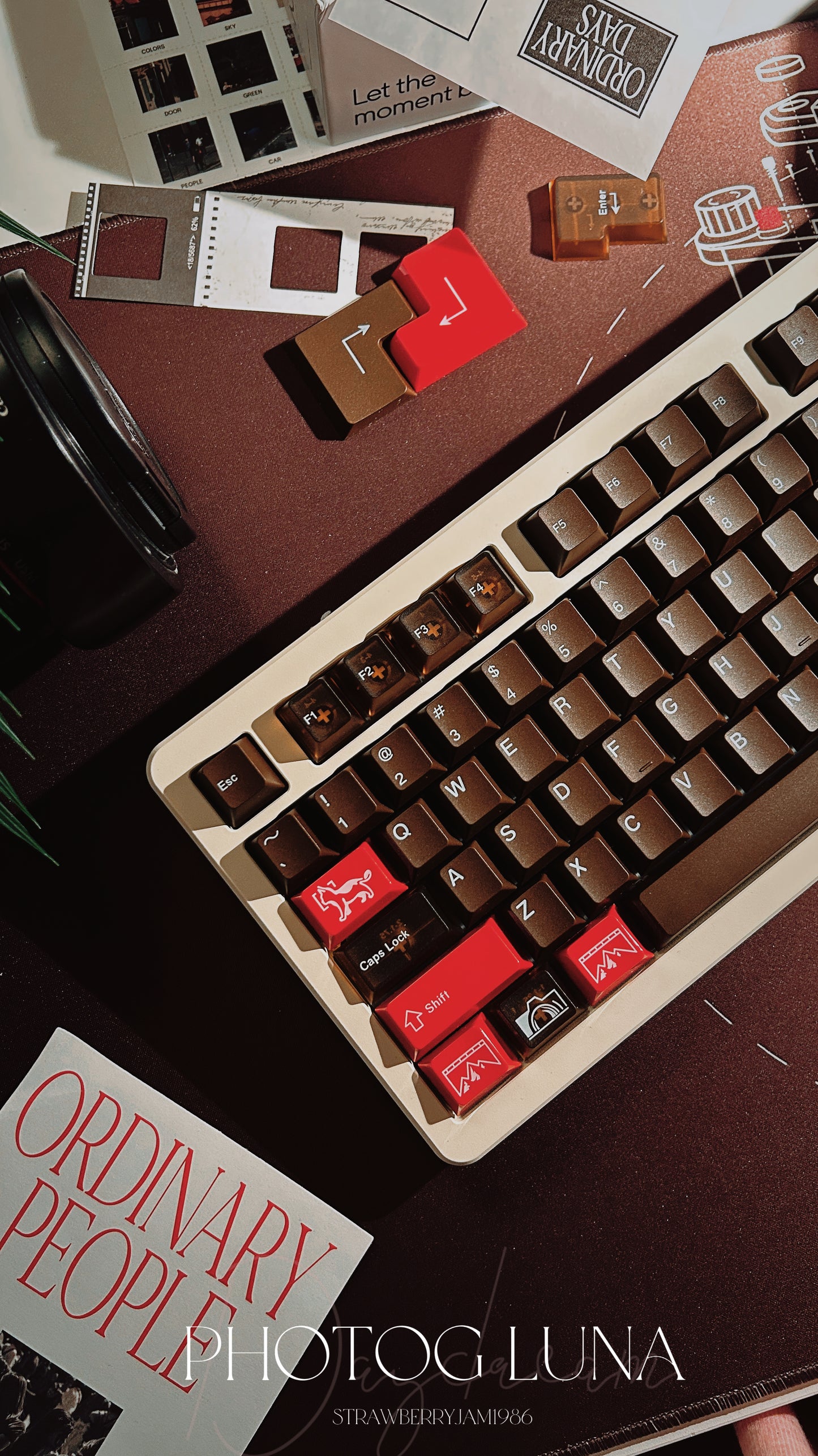 「ONLY 1 instock」Prebuilt Cream Buff75R2 Aluminum Customized Mechanical Keyboard