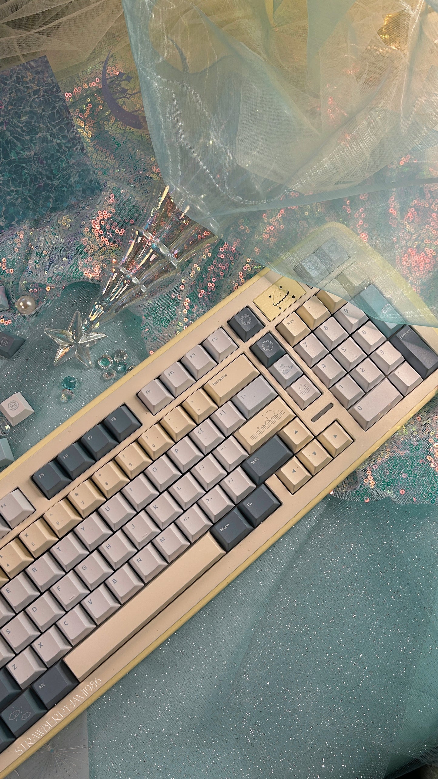 「ONLY 1 instock」Prebuilt Dino98 Aluminum Customized Mechanical Keyboard