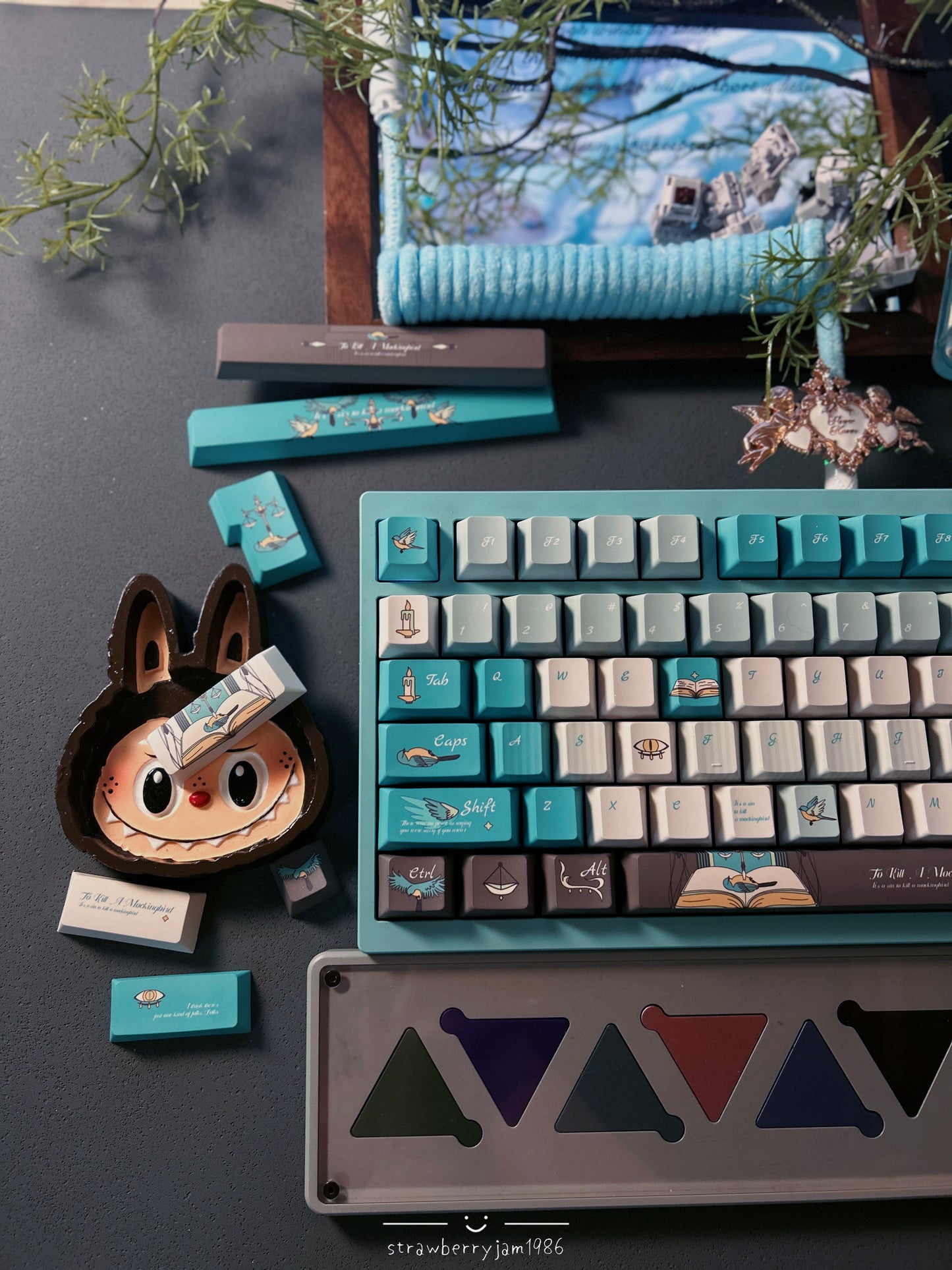 Prebuilt Aluminum Customized Mechanical Keyboard QK75 Set(not including Wristrest nor number pad)