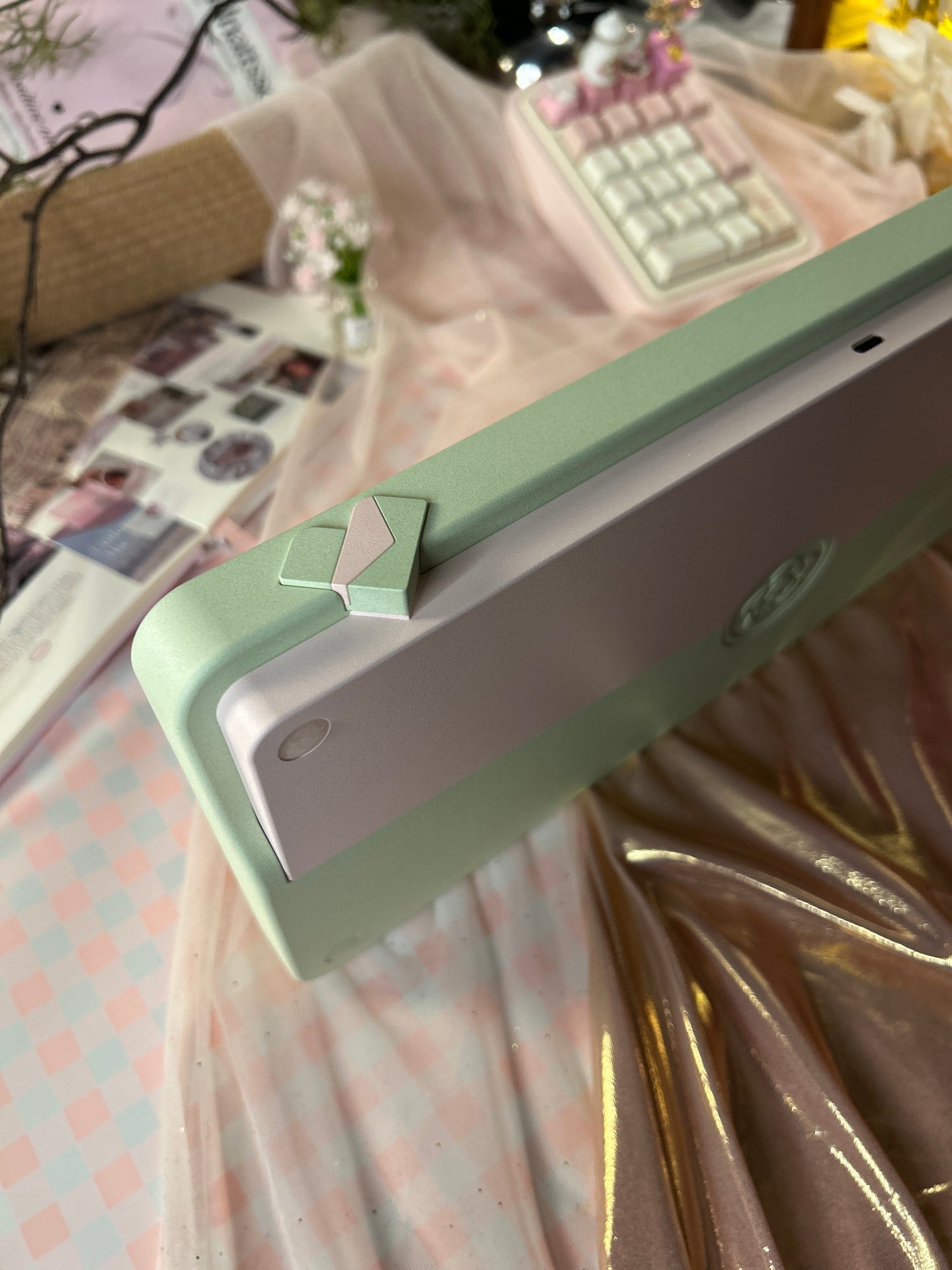 ONLY 1 INSTOCK Prebuilt Aluminum Customized Mechanical Keyboard Loveletter75 ➕ number padset