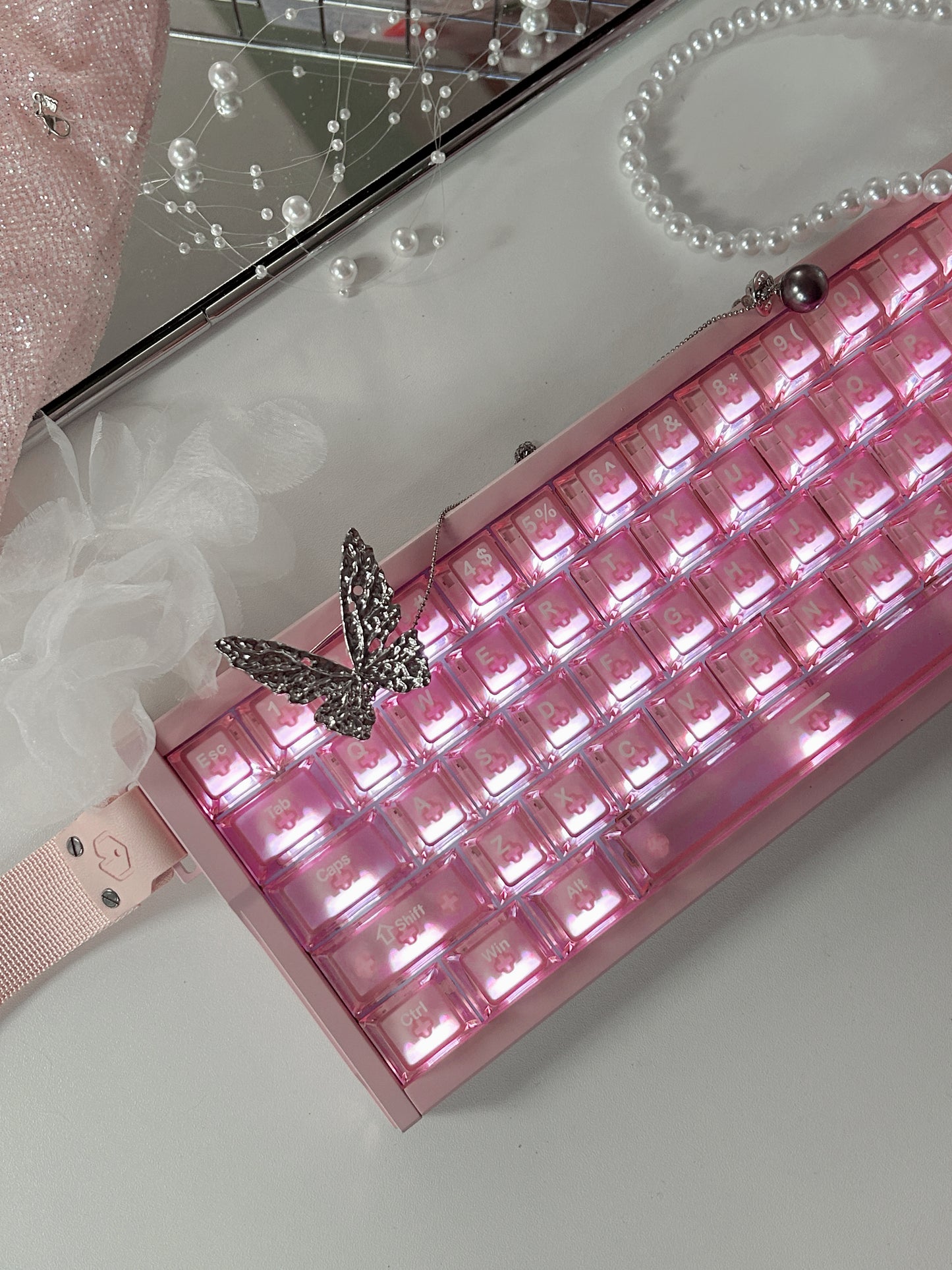 Unboxing Sample For Sales ONLY 1 Instock Peach Pink MG68 Plus Magnetic Switch Mechanical Keyboard