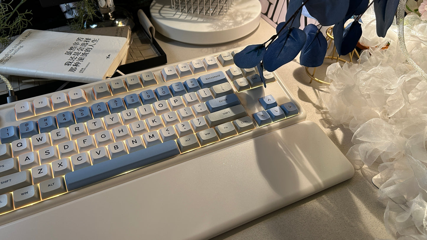Unboxing Sample For Sales ONLY 1 Instock Fully Prebuilt Su Dongpo Tri-Mode Wireless Mechanical Keyboard With Wristrest Set