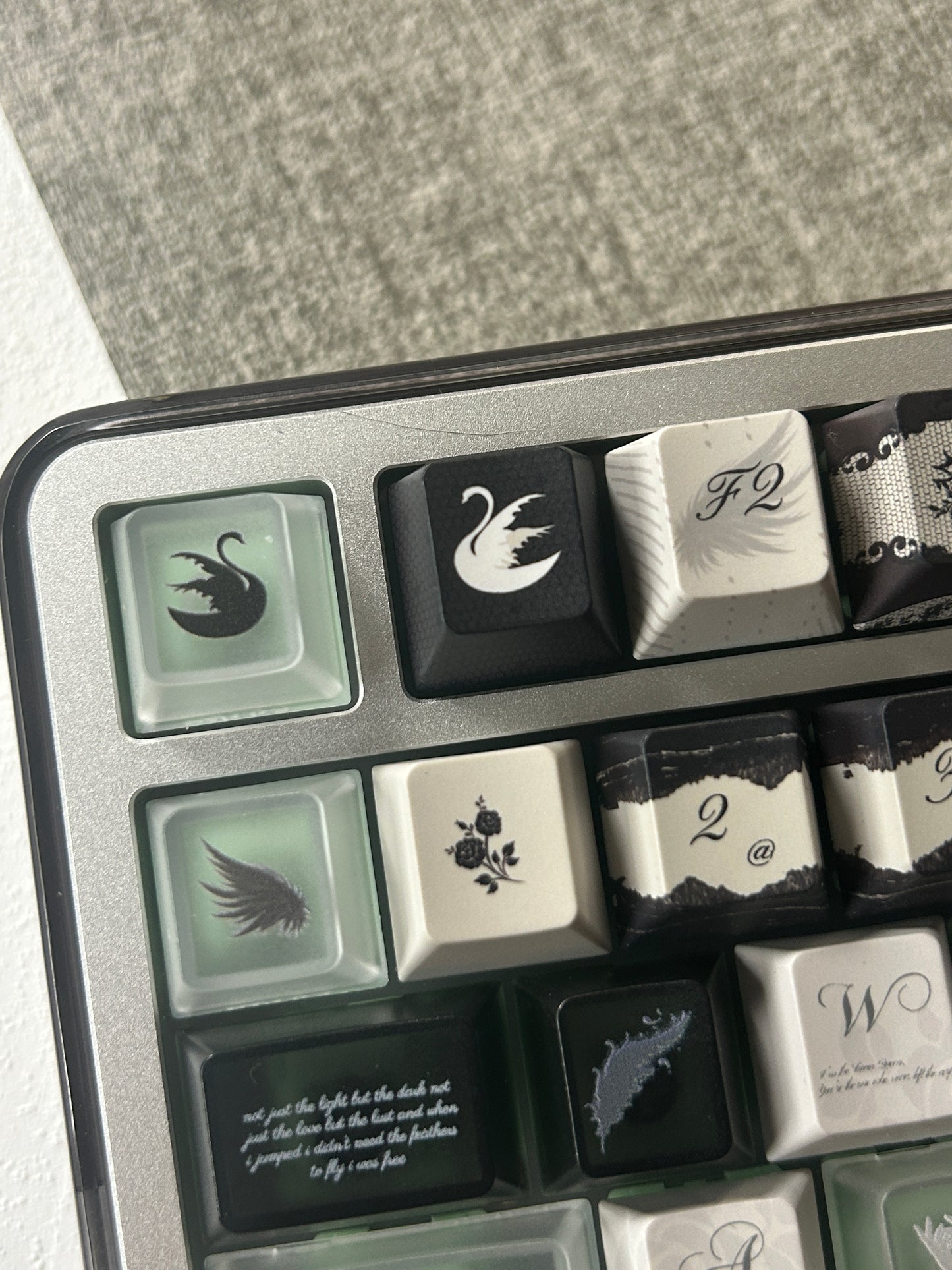 Unboxing Sample For Sales ONLY 1 Instock KiiBOOM Breeze75 Aluminum Tri-Mode Mechanical Customized Keyboard ➕ Ashey Dance Keycap Set(not including pad & decoration)