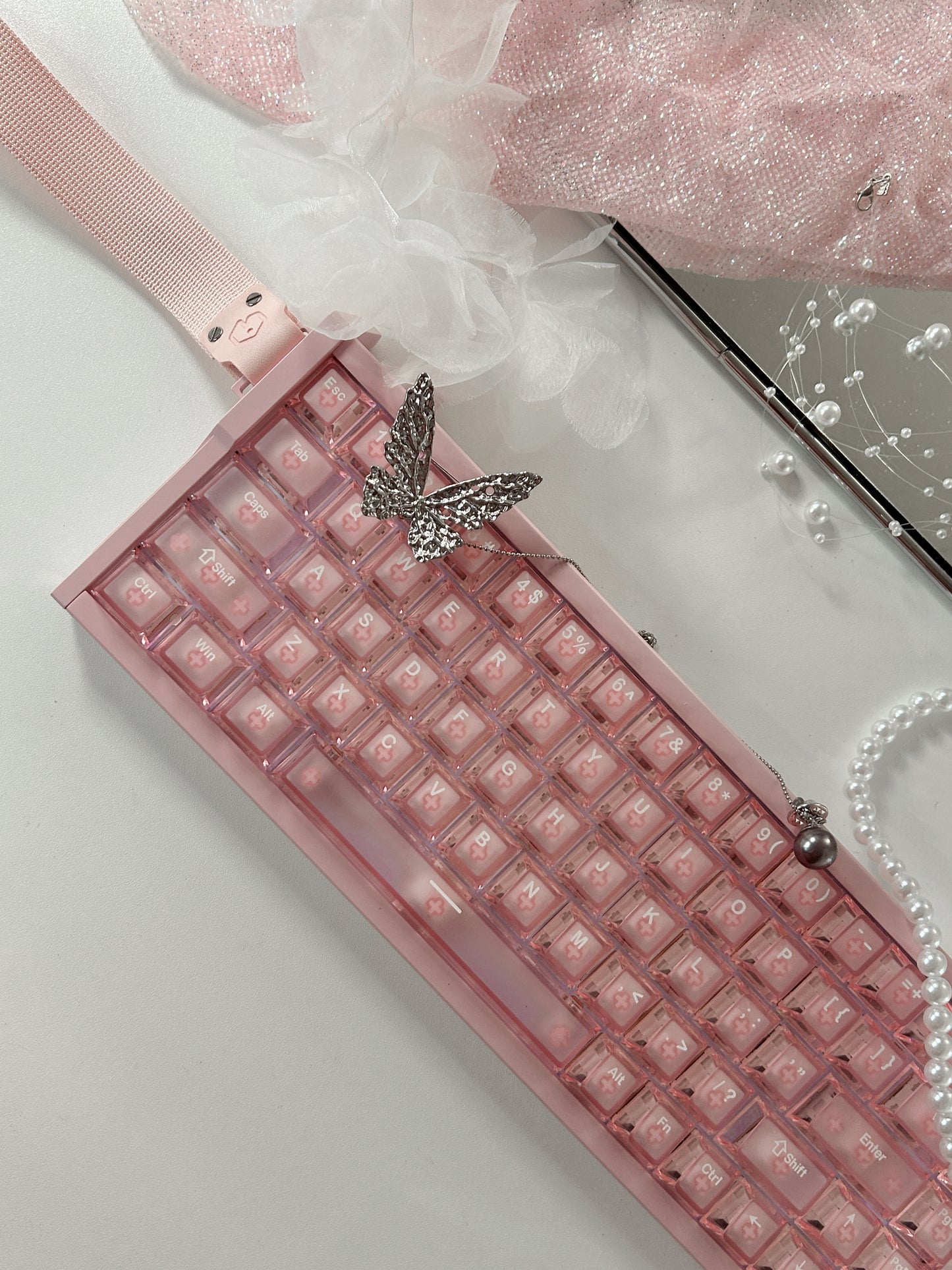 Unboxing Sample For Sales ONLY 1 Instock Peach Pink MG68 Plus Magnetic Switch Mechanical Keyboard
