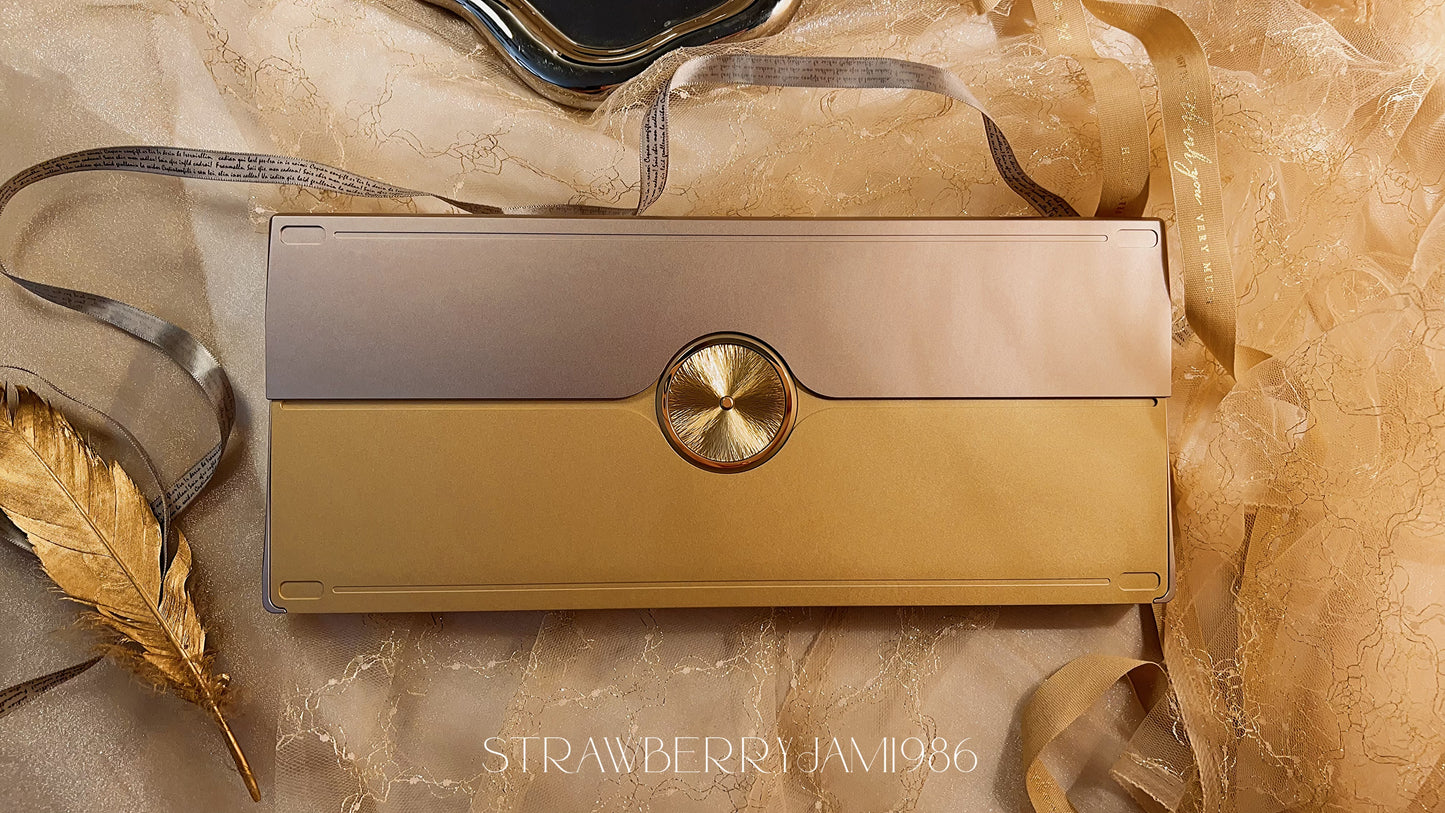 【preorder】Prebuilt NEO75 CU Grey Gold tri_mode Aluminum Customized Mechanical Keyboard set