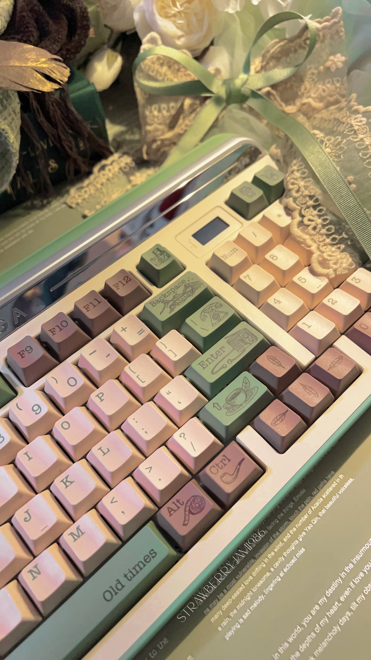 Preorder Prebuilt Targa98 Green Aluminum Customized Mechanical Keyboard Set