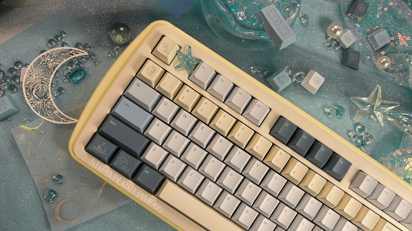 「ONLY 1 instock」Prebuilt Dino98 Aluminum Customized Mechanical Keyboard