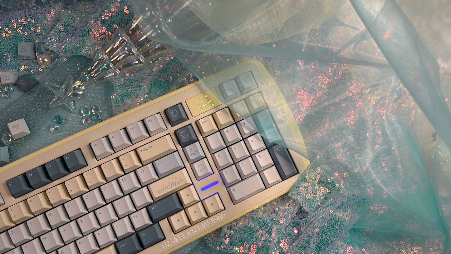 「ONLY 1 instock」Prebuilt Dino98 Aluminum Customized Mechanical Keyboard
