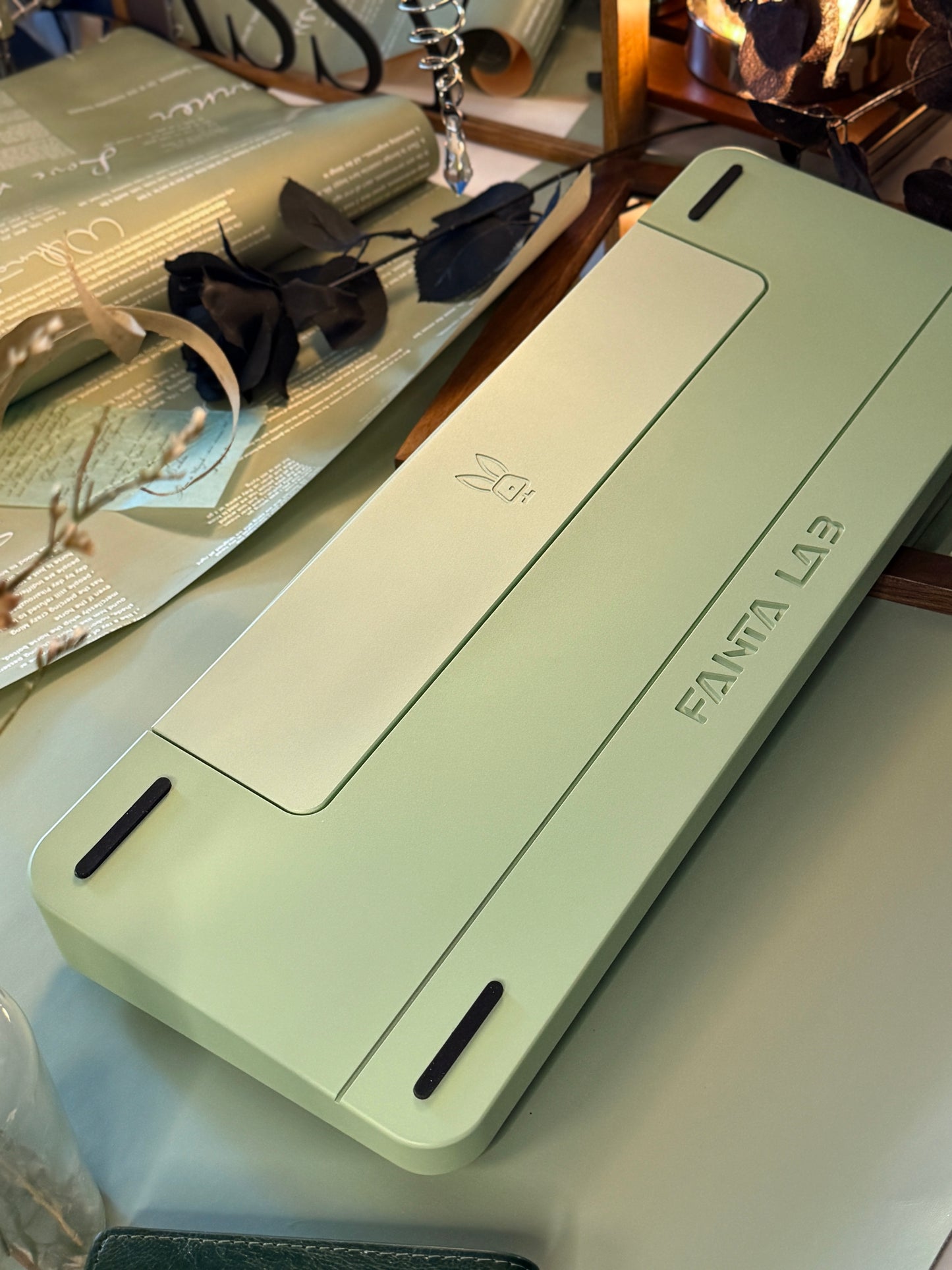 ONLY 1 Instock Prebuilt Aluminum Customized Mechanical Keyboard Rich98 Green Set