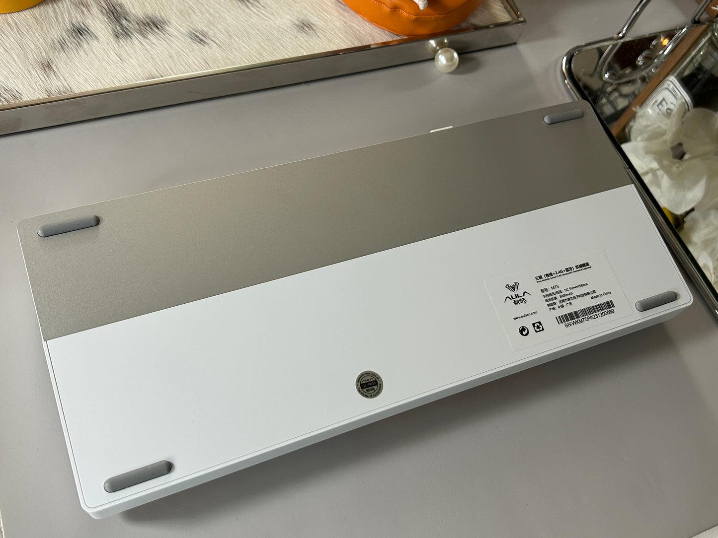 Unboxing Sample For Sales ONLY 1 Instock AULA M75 Aluminum Wireless/Wired Hot-swappable Mechanical Keyboard