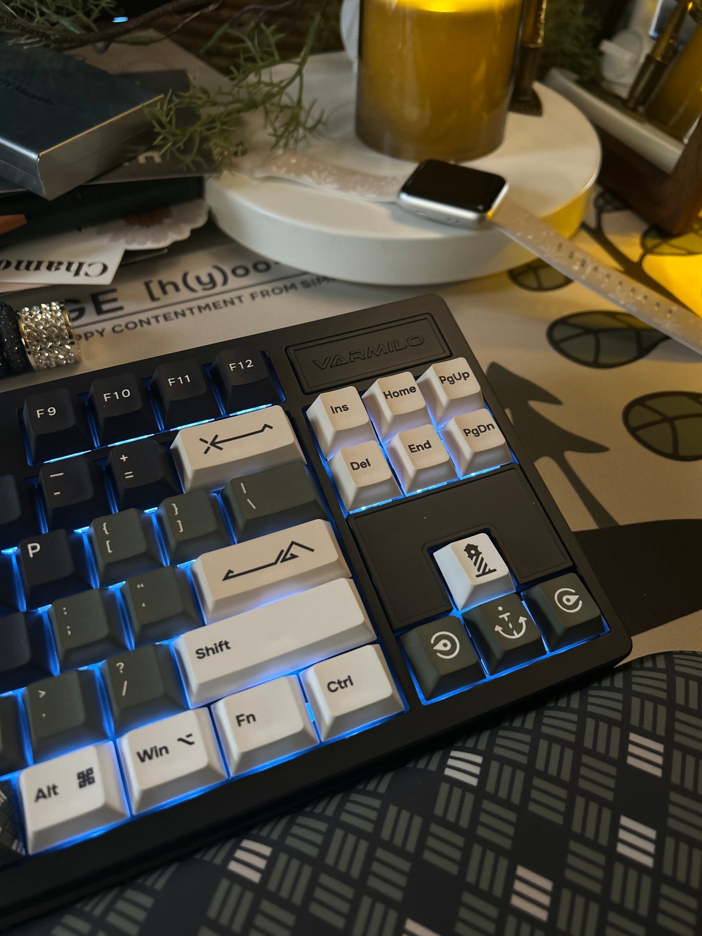 Unboxing Sample For Sales ONLY 1 Instock VARMILLO HYGGE V80 keyboard ➕ desk mat ➕Wristrest SET