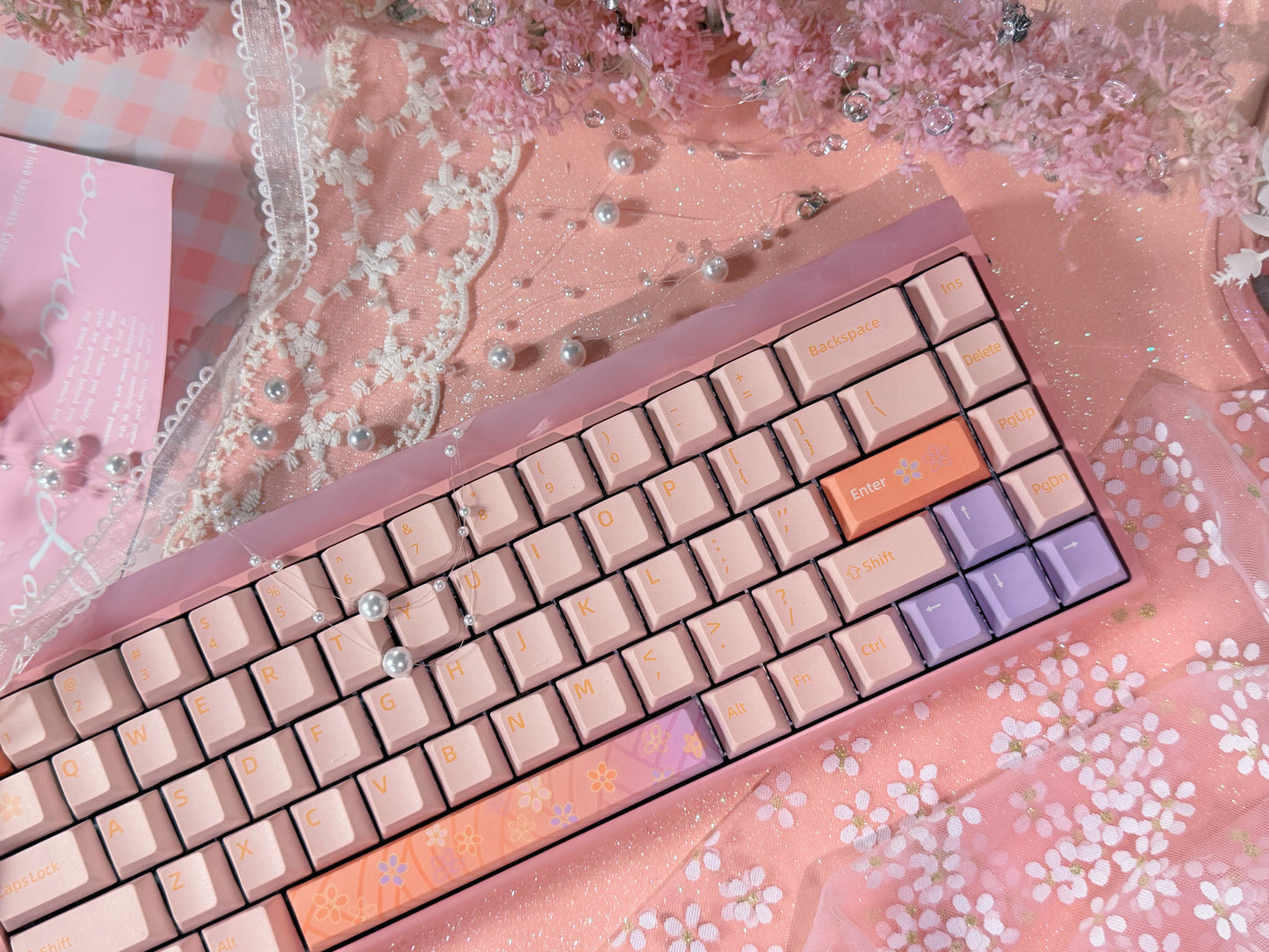 Unboxing Sample For Sales ONLY 1 Instock AULA HERO68 HE ULTRA SAKURA PINK MEGNATIC SWITCH GAMING KEYBOARD