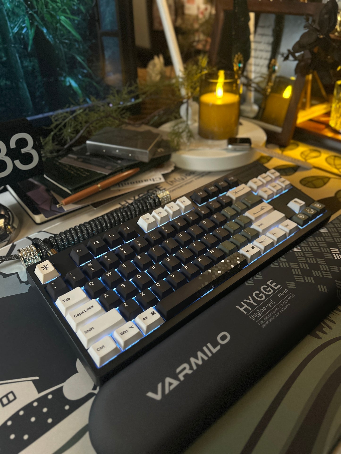 Unboxing Sample For Sales ONLY 1 Instock VARMILLO HYGGE V80 keyboard ➕ desk mat ➕Wristrest SET