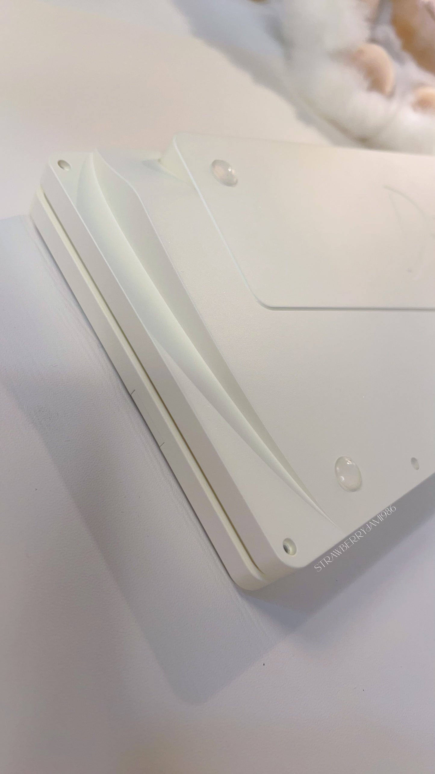 「only 1 Instock」Prebuilt Dino80 Cream White Aluminum Customized Mechanical Keyboard