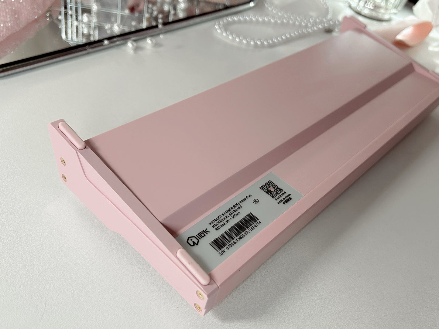 Unboxing Sample For Sales ONLY 1 Instock Peach Pink MG68 Plus Magnetic Switch Mechanical Keyboard