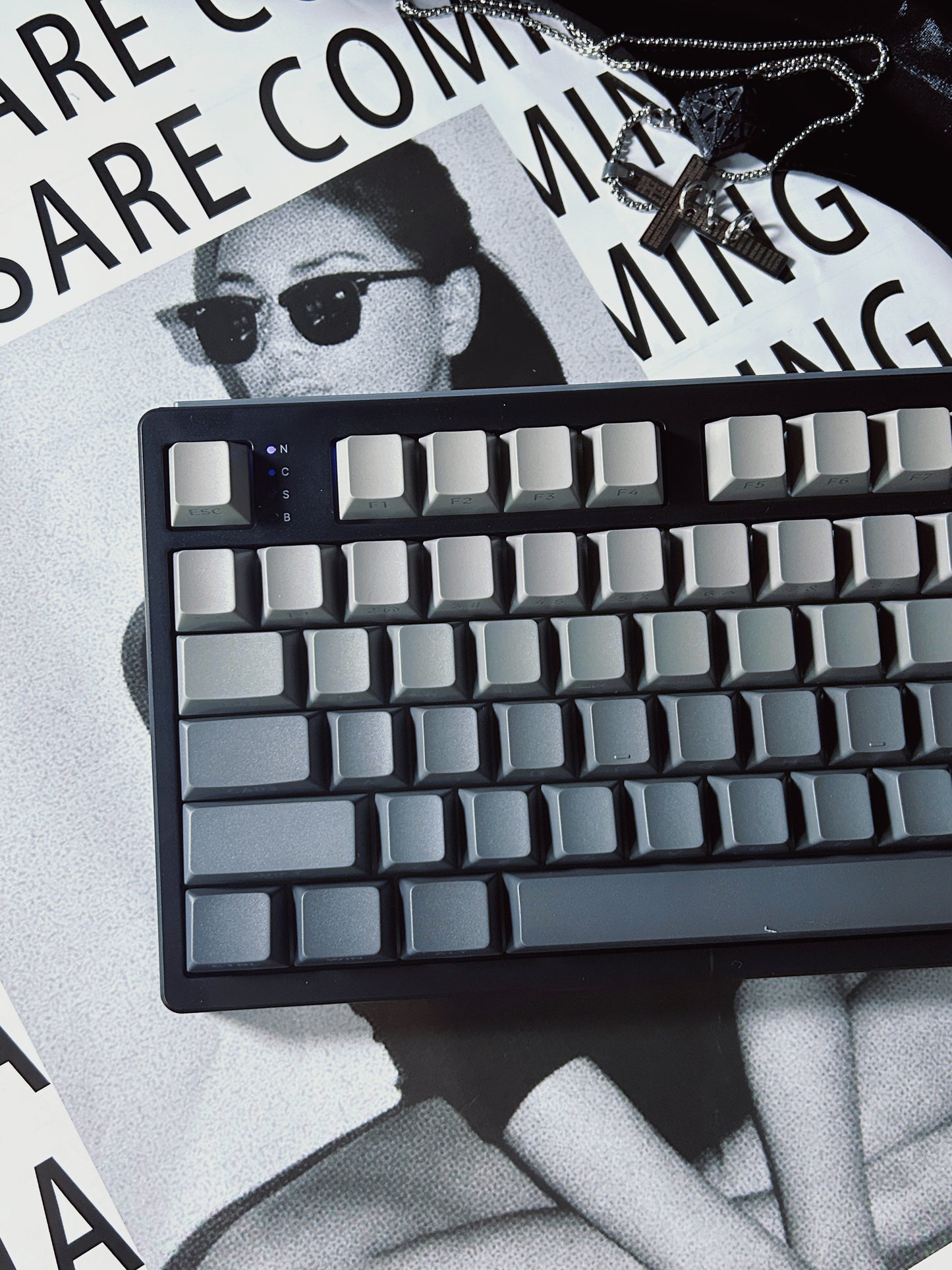 Unboxing Sample For Sales ONLY 1 Instock EPOMAKER TH108 Grey Black Gasket-Mount Hot-Swappable Custom Keyboard