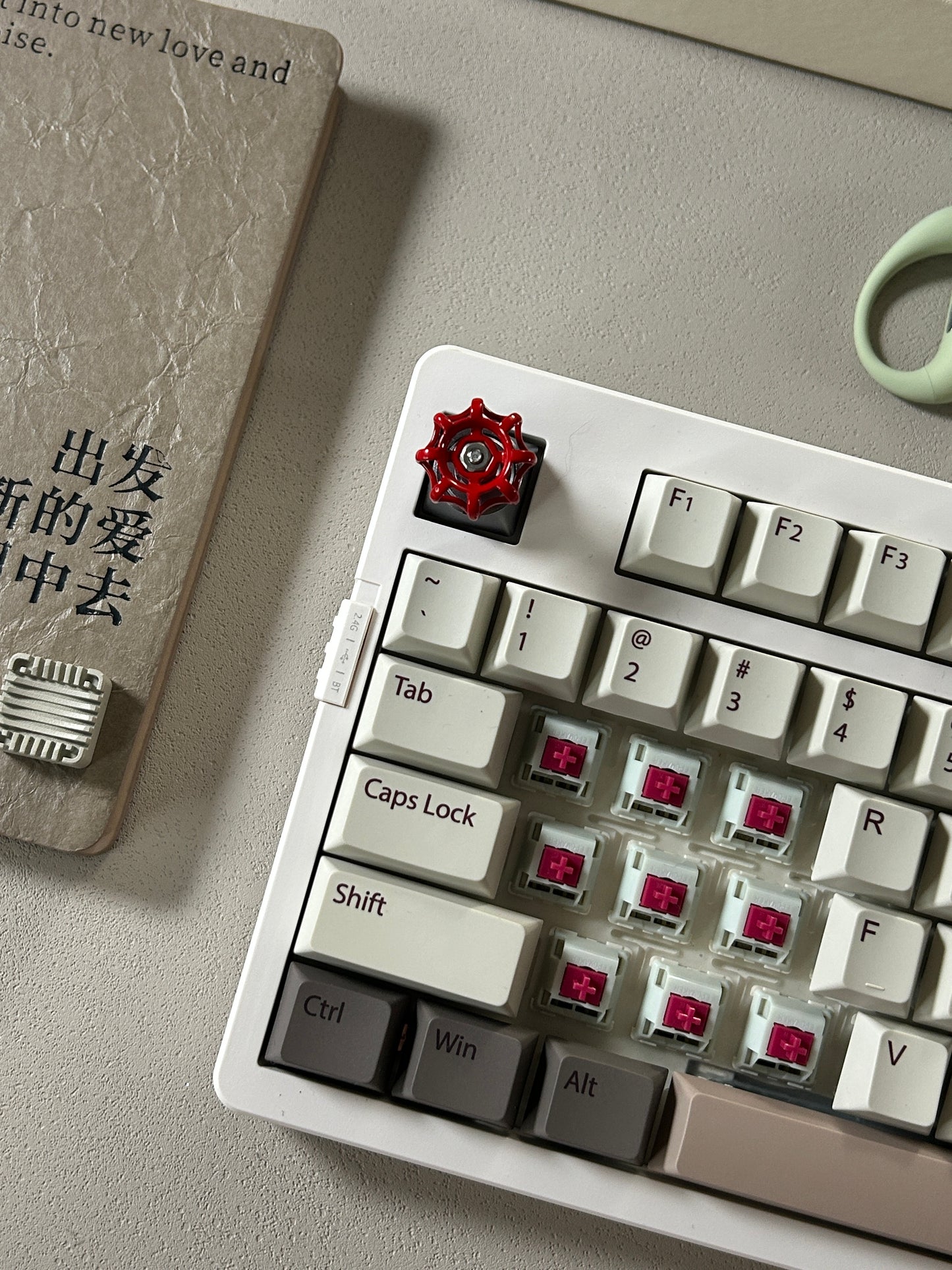 Unboxing Sample For Sales ONLY 1 Instock EPOMAKER EK98 Wireless Mechanical Keyboard, Tri-Mode Bluetooth/2.4Ghz/USB-C Wired, Hot Swappable Creamy Switch, RGB Backlit Custom (White, Mulan Switch)