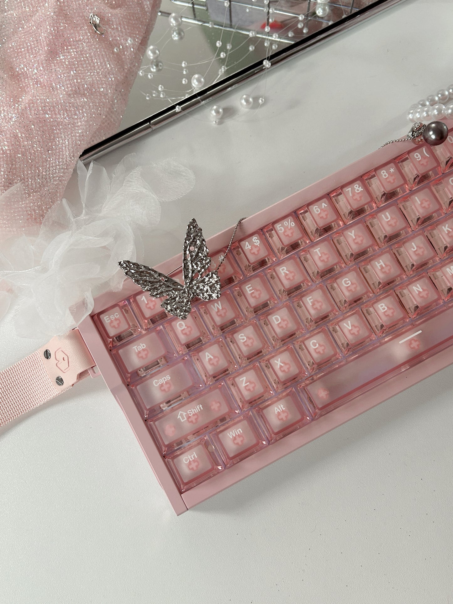 Unboxing Sample For Sales ONLY 1 Instock Peach Pink MG68 Plus Magnetic Switch Mechanical Keyboard