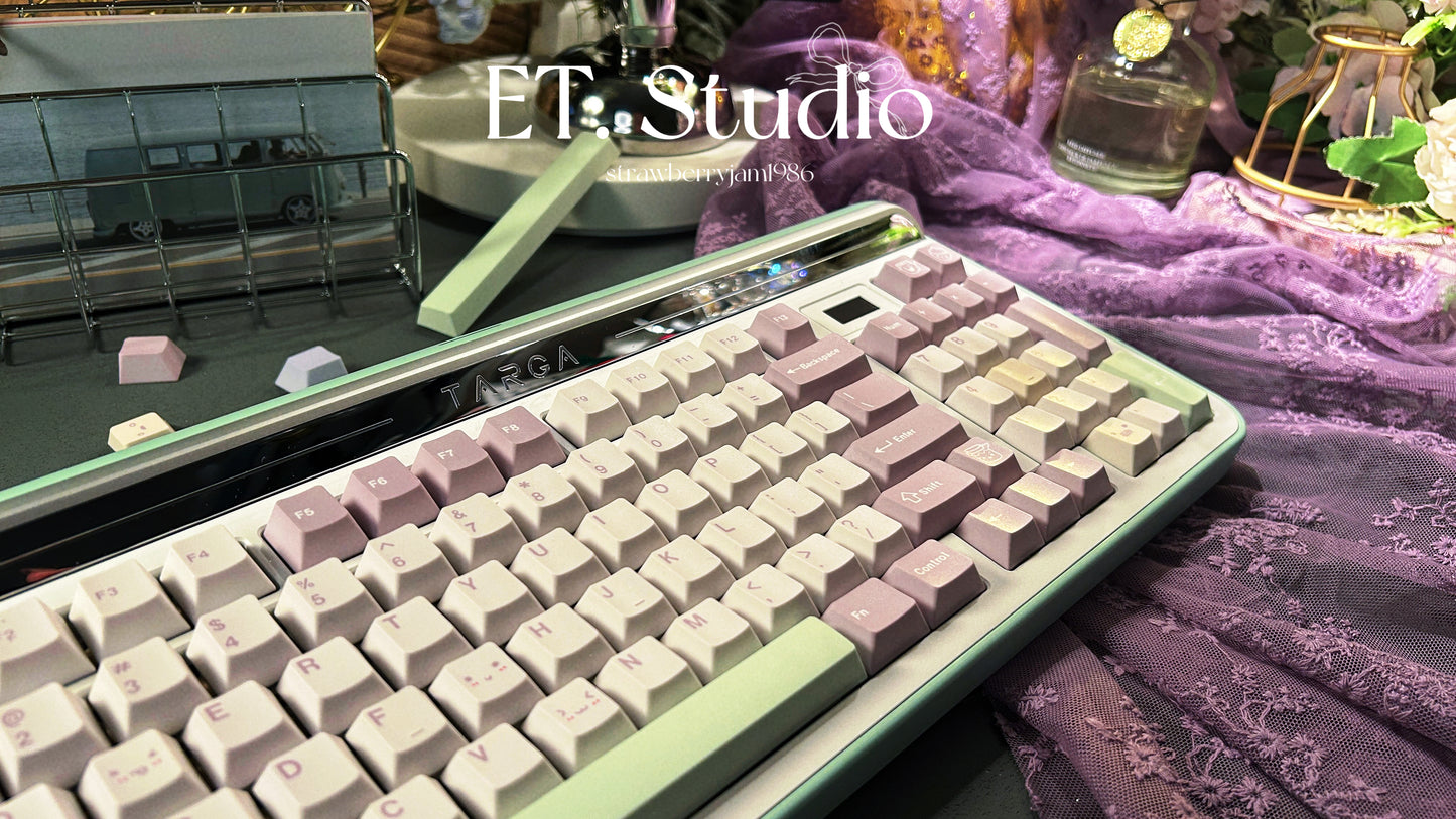 ONLY 1 Instock Prebuilt Targa98 Mint Green Aluminum Customized Mechanical Keyboard Set