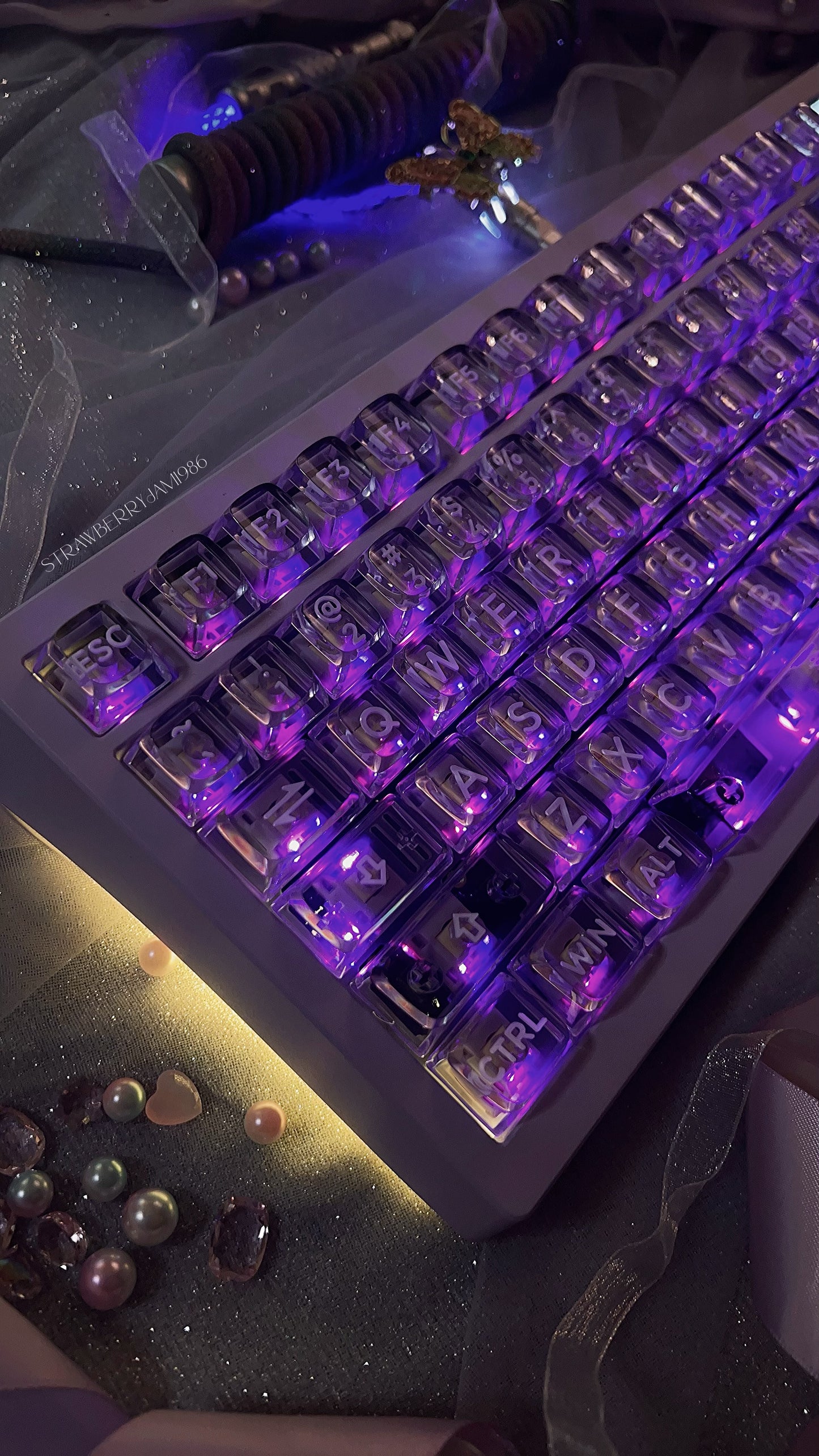 PREORDER Prebuilt ZOOM98 Purple Aluminum Customized Mechanical Keyboard