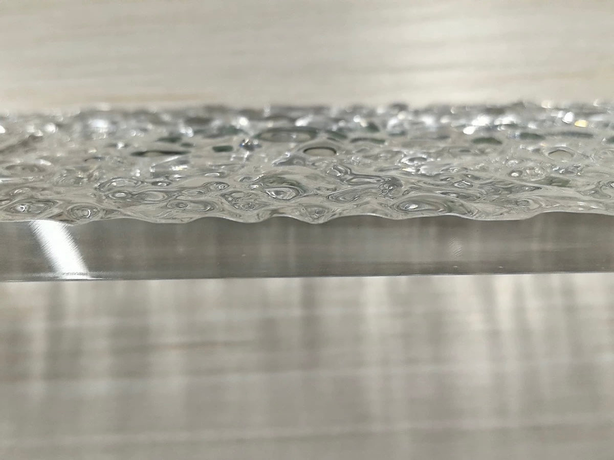 Black/ White Transparent Crystal Clear Acrylic Ice Water Ripple Keyboard Hand Rest Wrist Rest Board(ONLY Wristrest not including keyboard or cable)