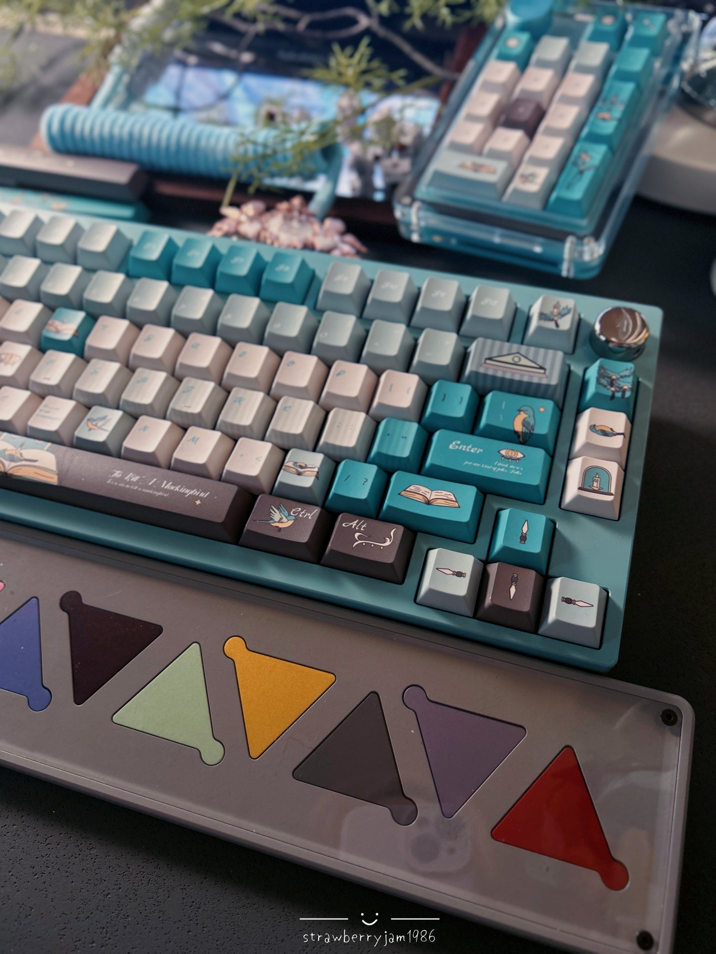 Prebuilt Aluminum Customized Mechanical Keyboard QK75 Set(not including Wristrest nor number pad)