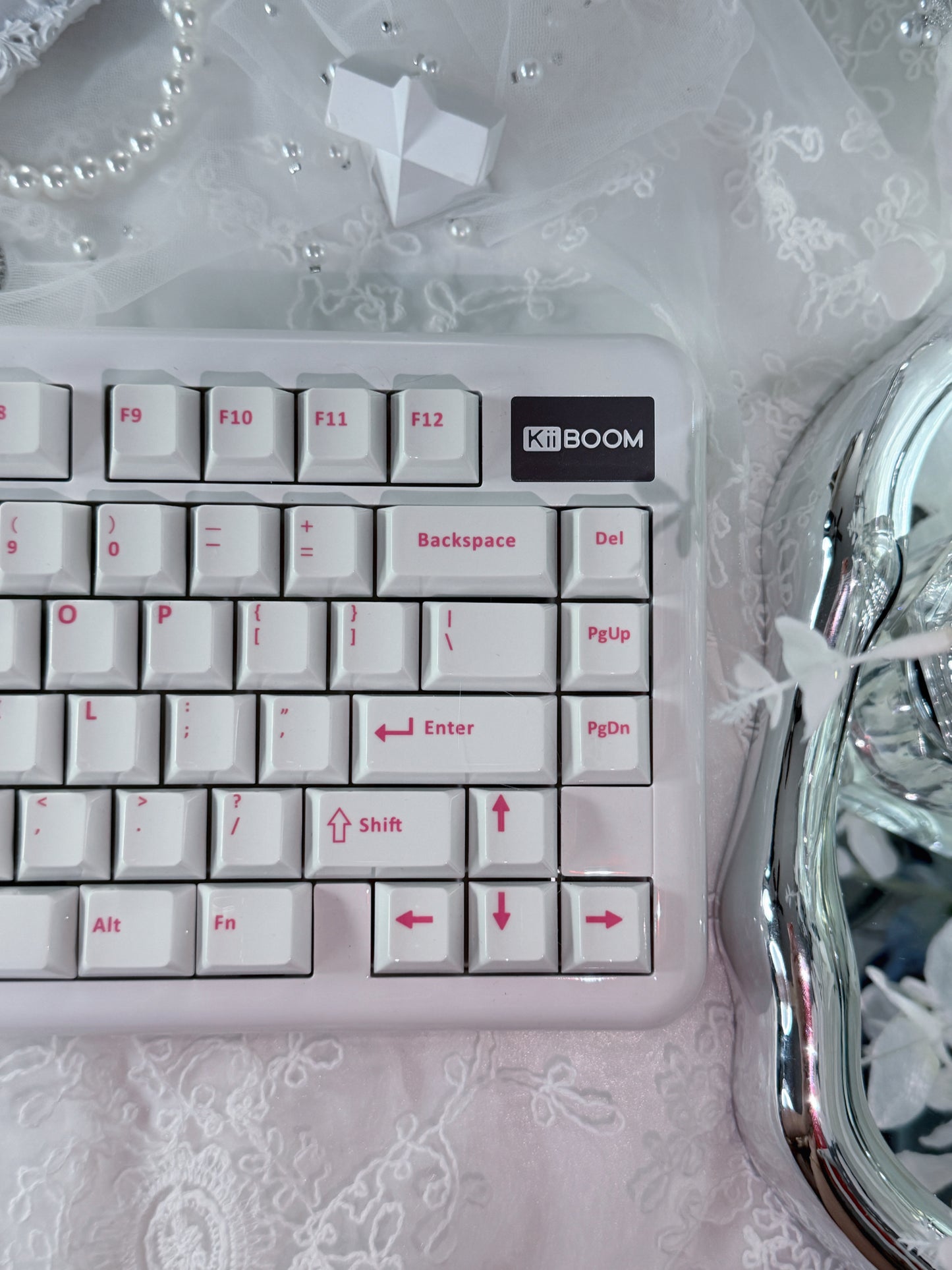 Unboxing Sample ONLY 1 INSTOCK KiiBOOM Phantom81 Lite White Tri-mode Wireless Mechanical Keyboard
