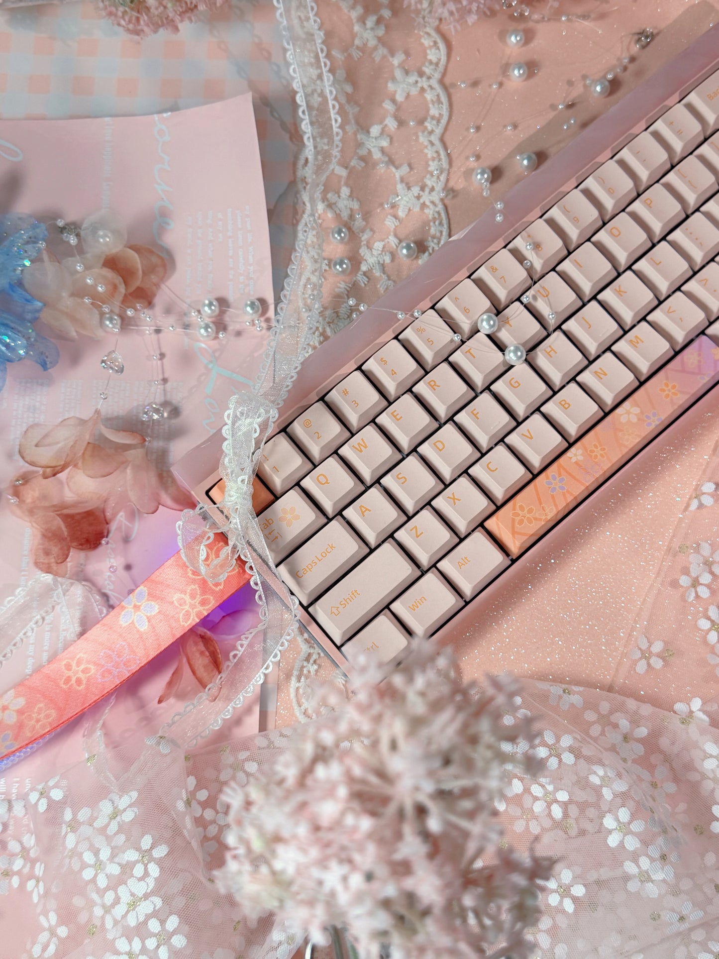 Unboxing Sample For Sales ONLY 1 Instock AULA HERO68 HE ULTRA SAKURA PINK MEGNATIC SWITCH GAMING KEYBOARD