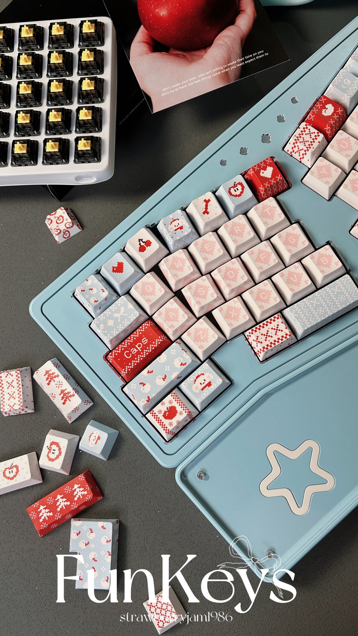 Niko's Customized preorder BLUE staralice WITH GOLD HIGHLIGHTER