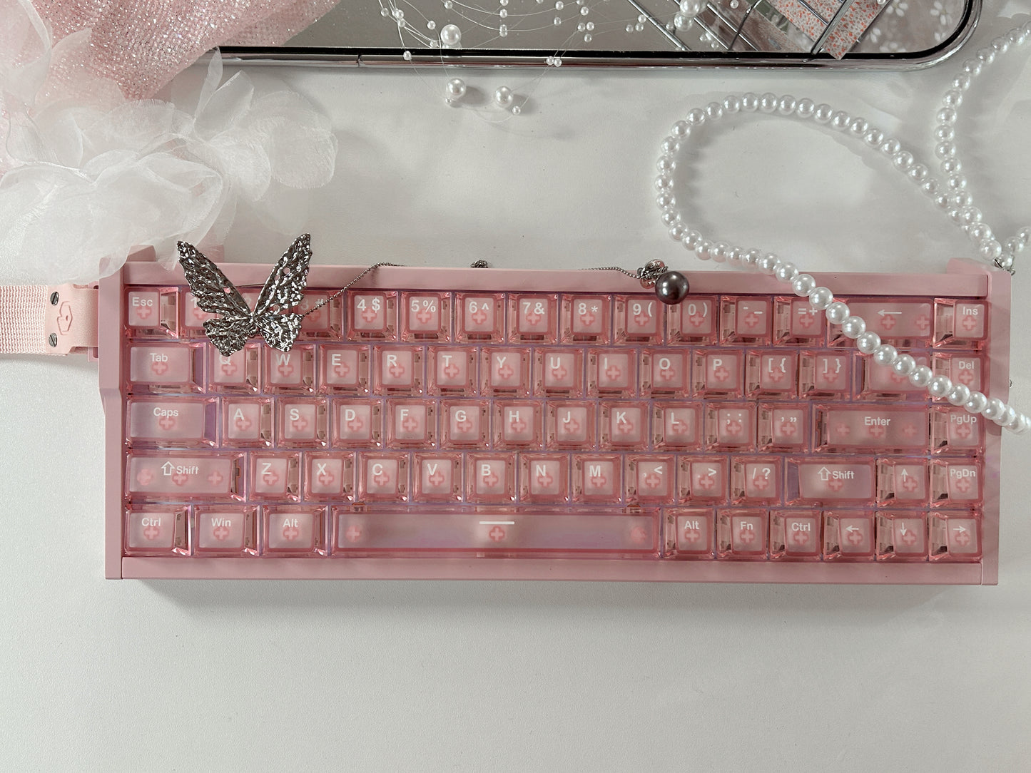 Unboxing Sample For Sales ONLY 1 Instock Peach Pink MG68 Plus Magnetic Switch Mechanical Keyboard