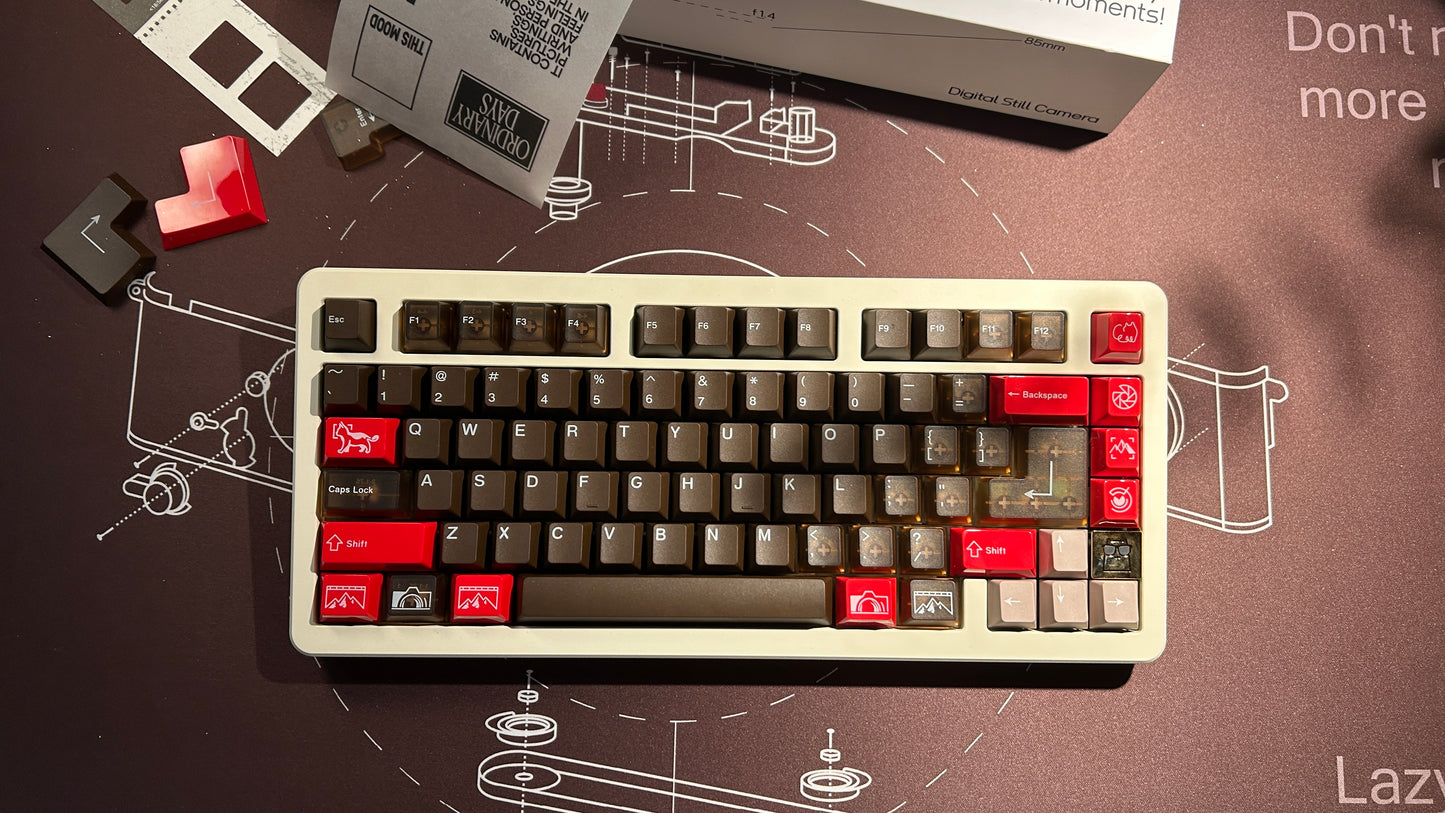 「ONLY 1 instock」Prebuilt Cream Buff75R2 Aluminum Customized Mechanical Keyboard