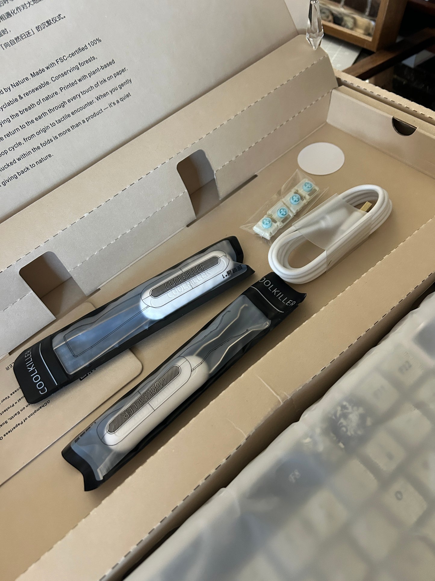 Unboxing Sample For Sales ONLY 1 Instock CK100 tri-mode low-profile mechanical wireless keyboard