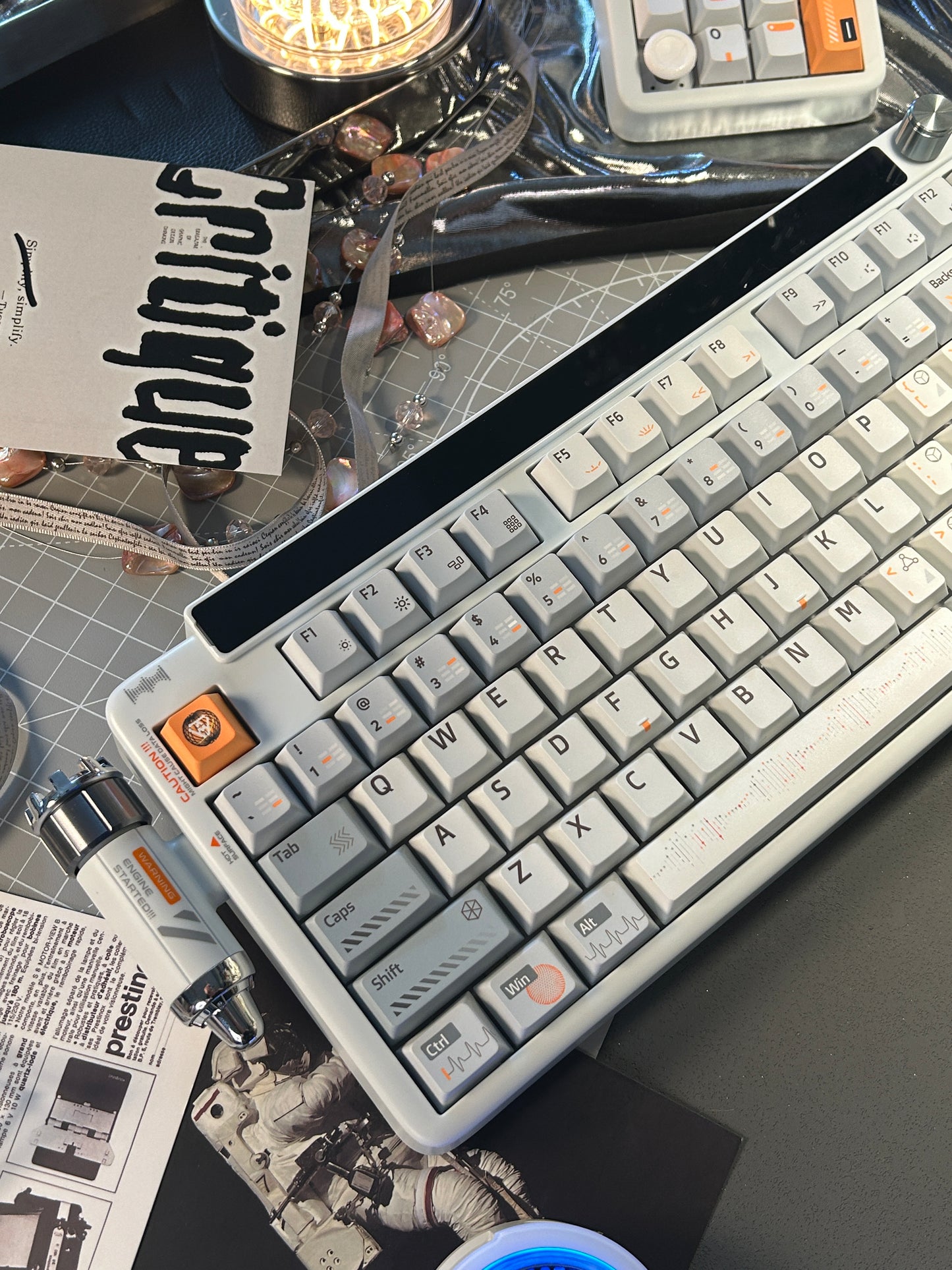 Unboxing Sample For Sales ONLY 1 Instock KeysMe Lunar 01 Mechanical Keyboard + Pad Set
