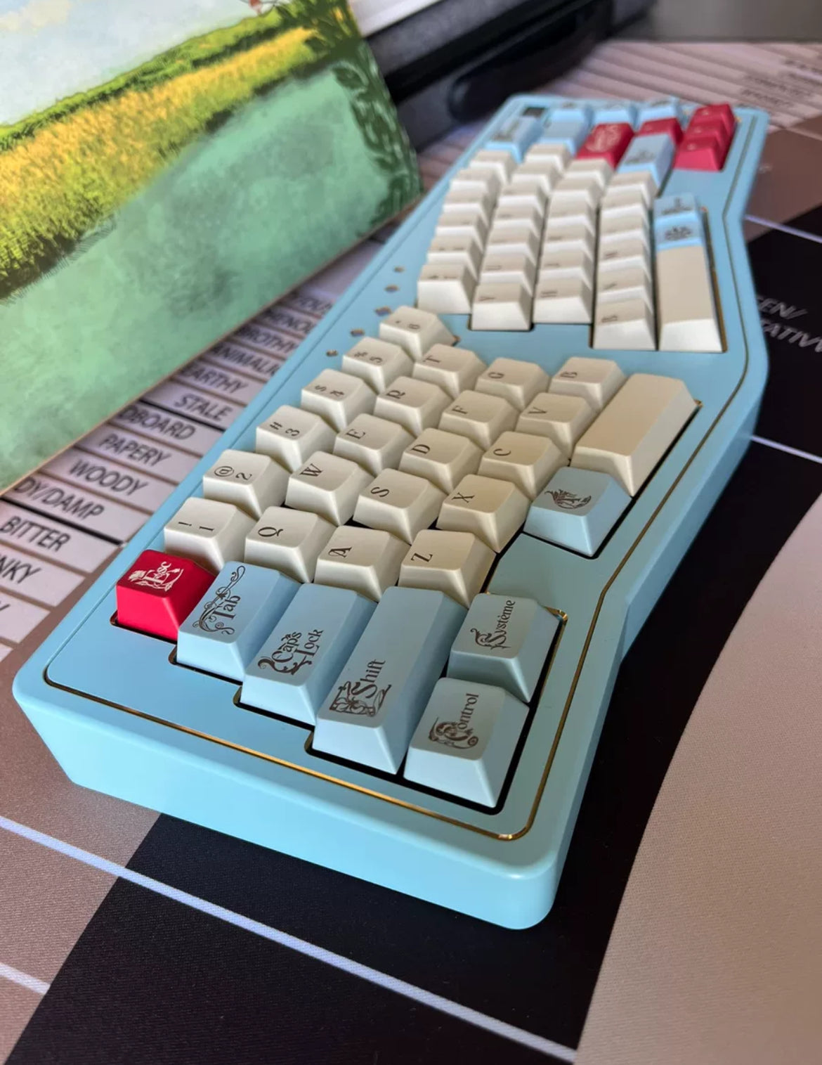Niko's Customized preorder BLUE staralice WITH GOLD HIGHLIGHTER