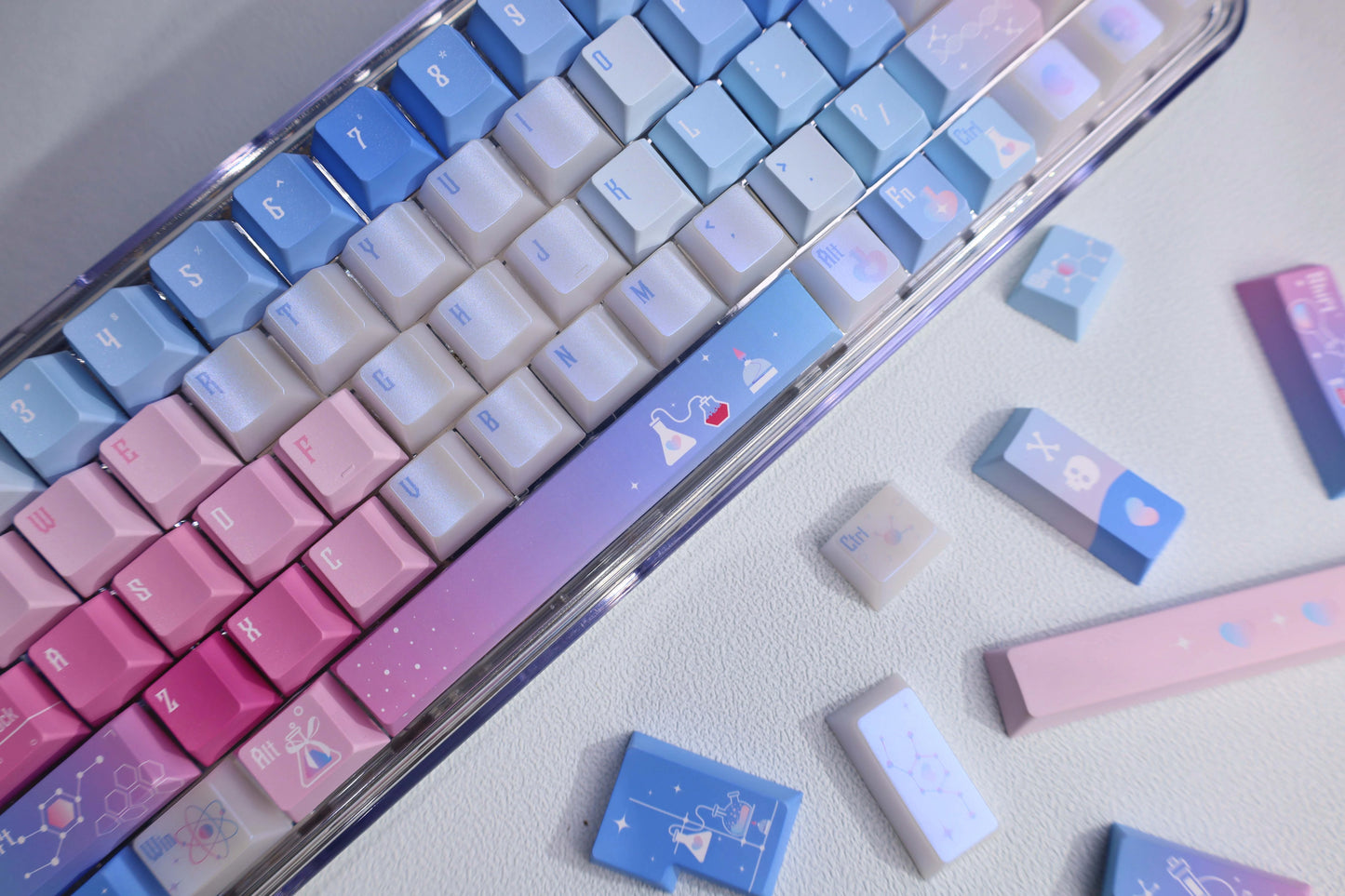 #0182 Heartbeat Lab Keycap Designed By Dorakey (not Including Keyboard)