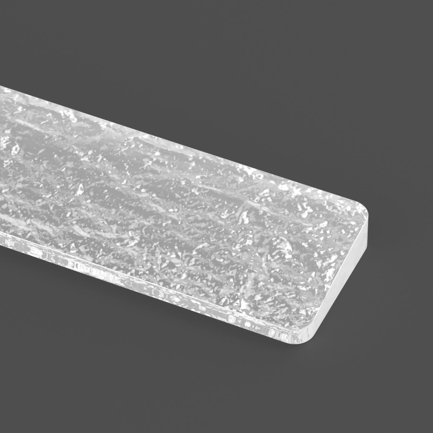 Black/ White Transparent Crystal Clear Acrylic Ice Water Ripple Keyboard Hand Rest Wrist Rest Board(ONLY Wristrest not including keyboard or cable)