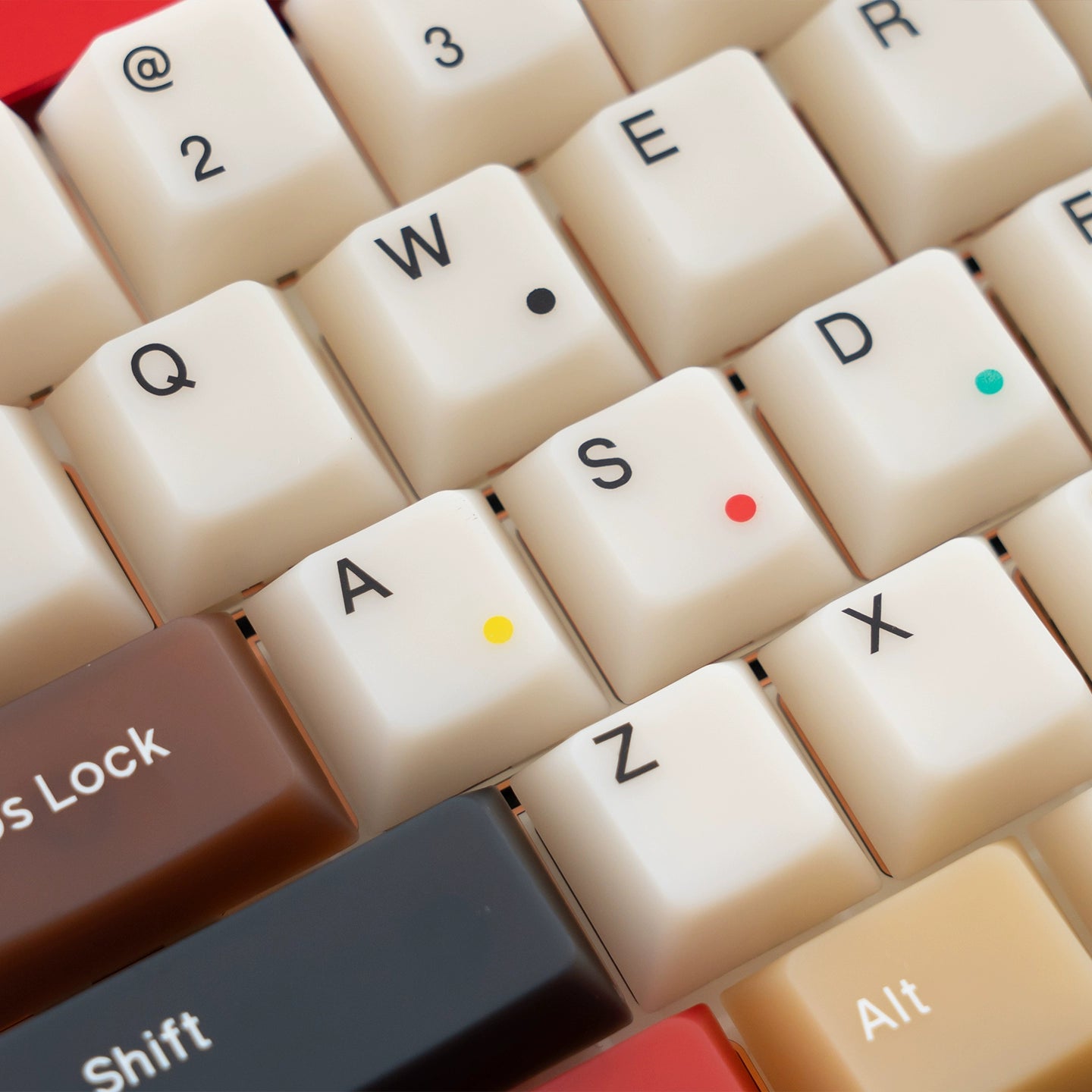 #0231 Nephrite Mixed Light Fog Transparent Keycap Skin-Touch PC Full Set Cherry Profile(not including keyboard)