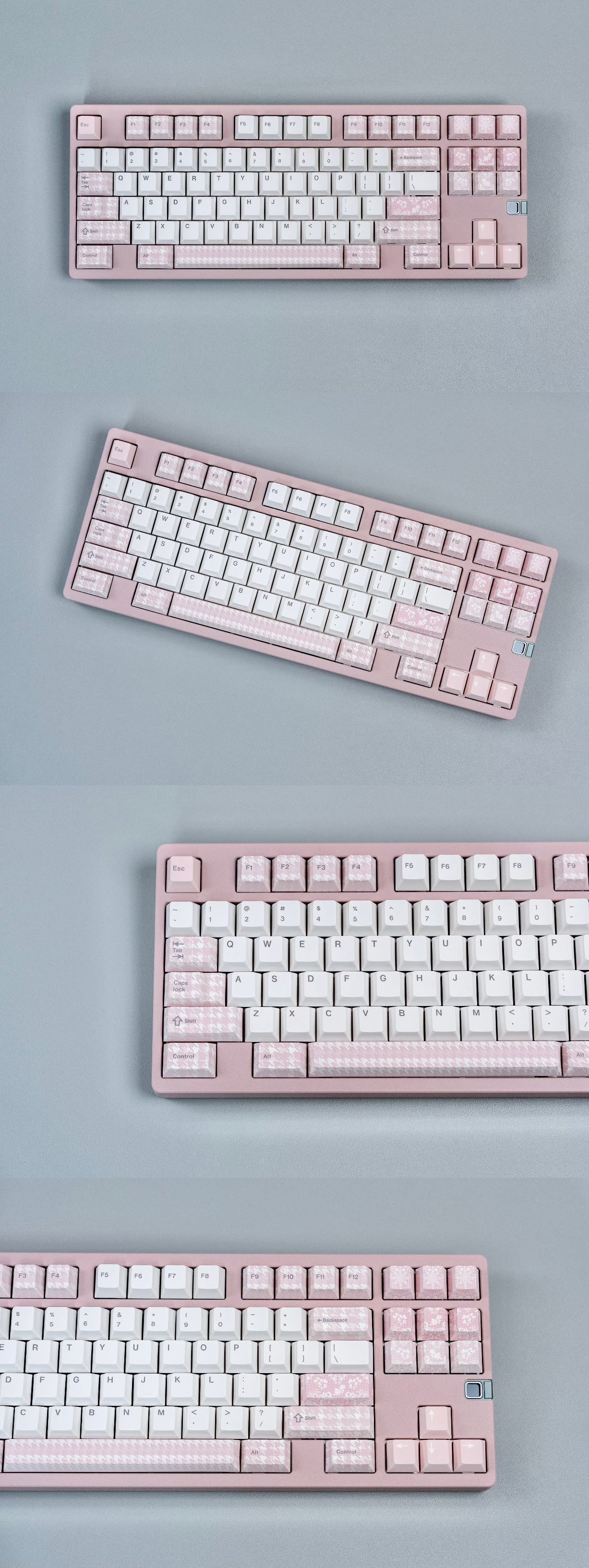 066 Lace Grid Cherry Profile Keycap Designed By Keyria Labs