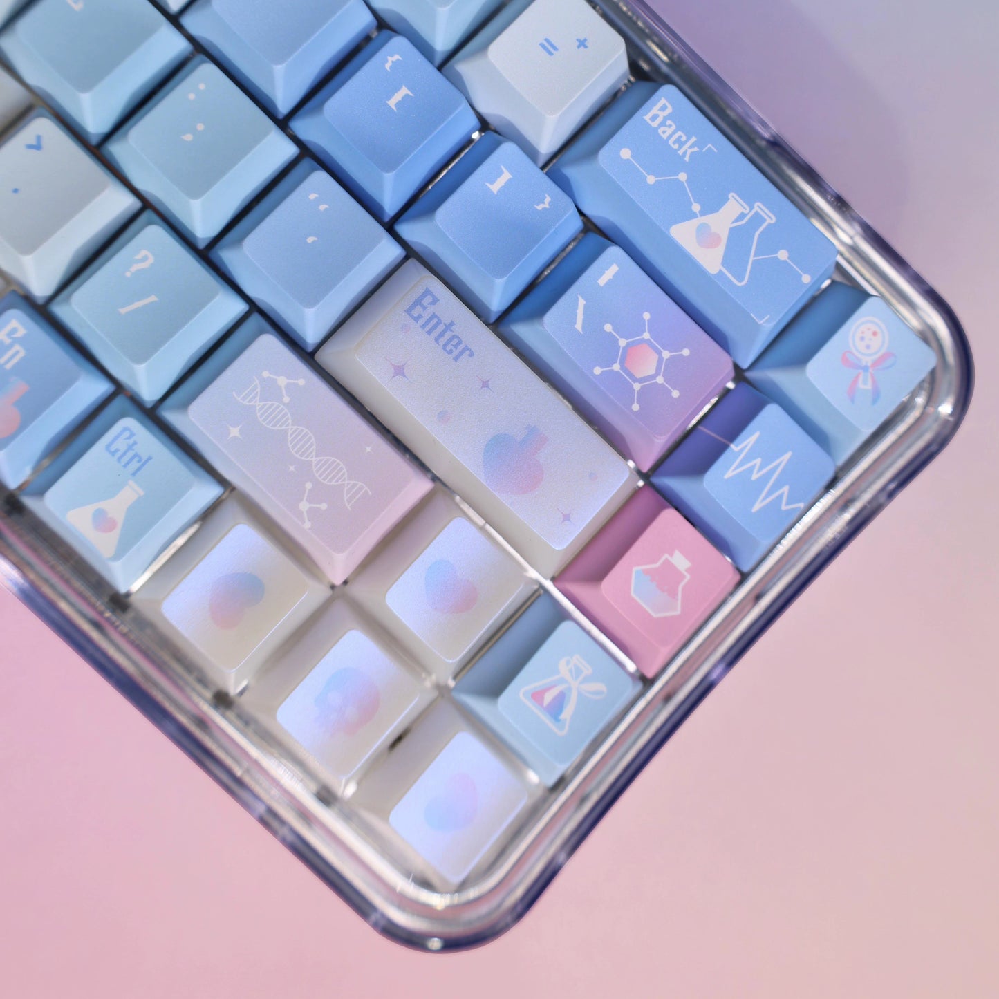 #0182 Heartbeat Lab Keycap Designed By Dorakey (not Including Keyboard)