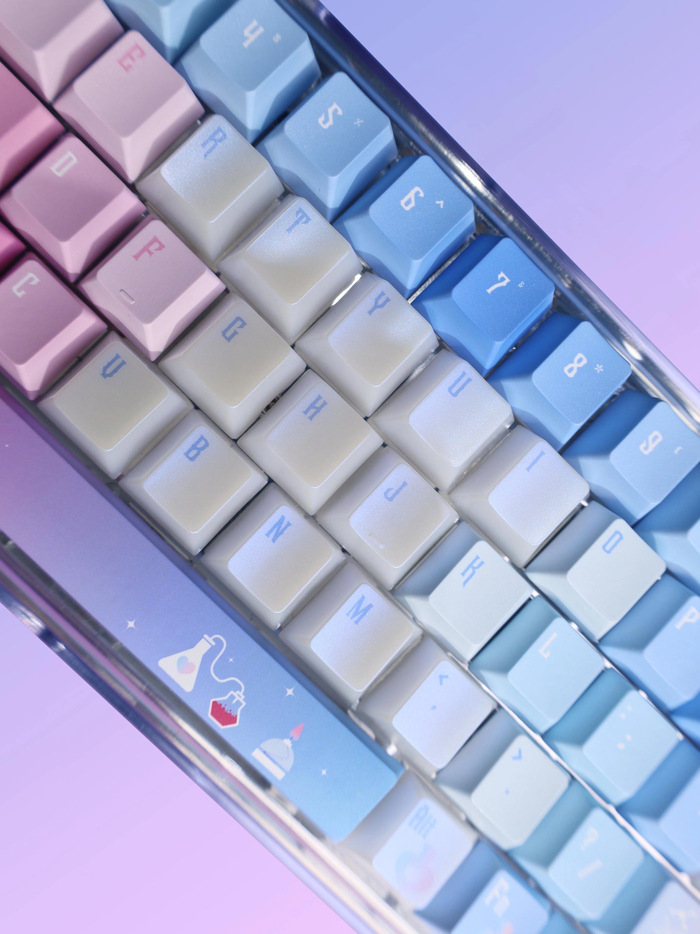 #0182 Heartbeat Lab Keycap Designed By Dorakey (not Including Keyboard)