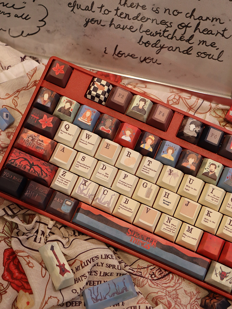 #0267 Stranger Things Keycap Cherry/MOA Profile (not Including Keyboard)