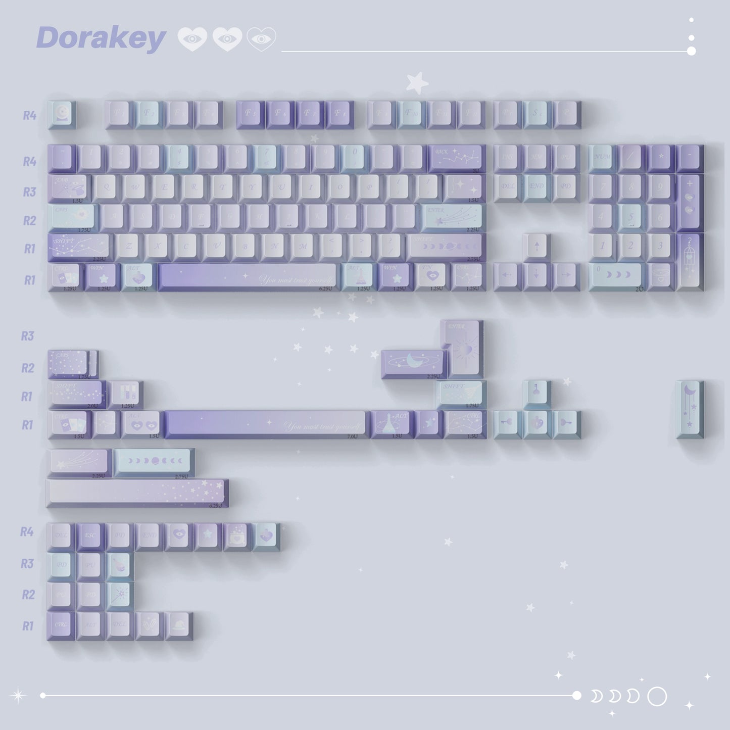 #0221 Purple Crystal Magic Lab Keycap Designed By Dorakey