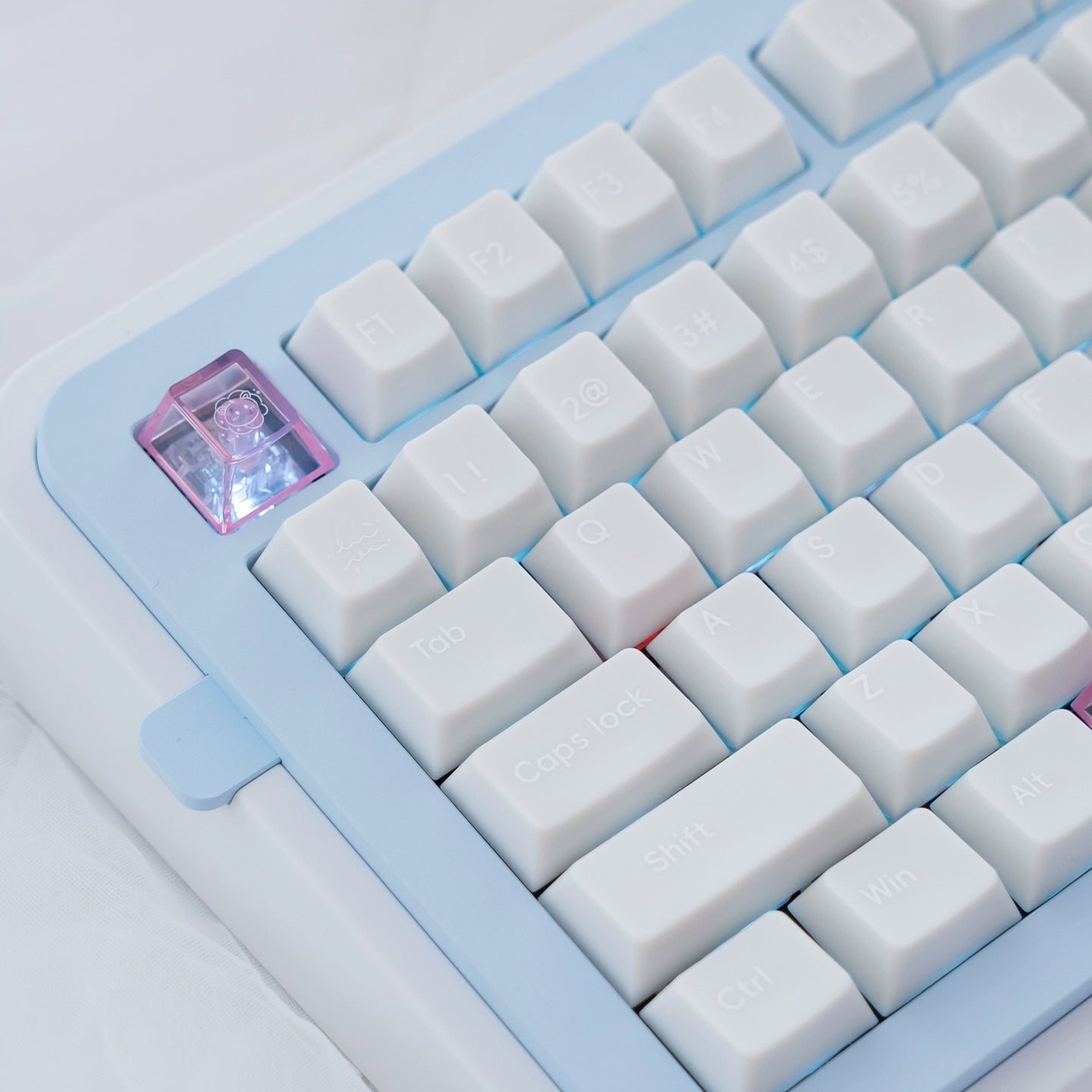 #0209 Star Talks Creamy White Keycap Cherry Profile Designed By URE(not including keyboard)