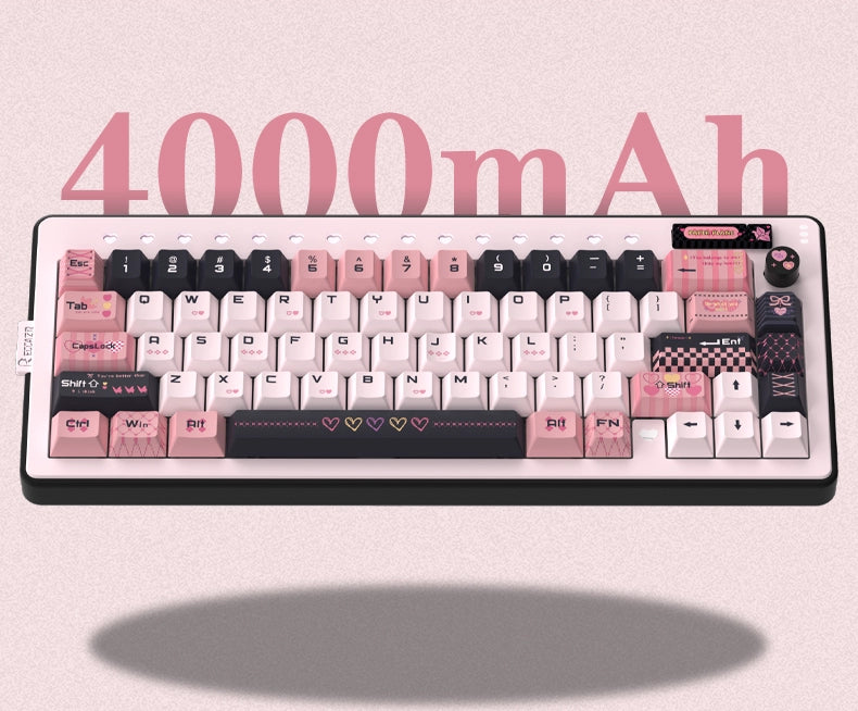 Reccazr Paper Airplane 66 Be Careful with Three-mode Mechanical Keyboard