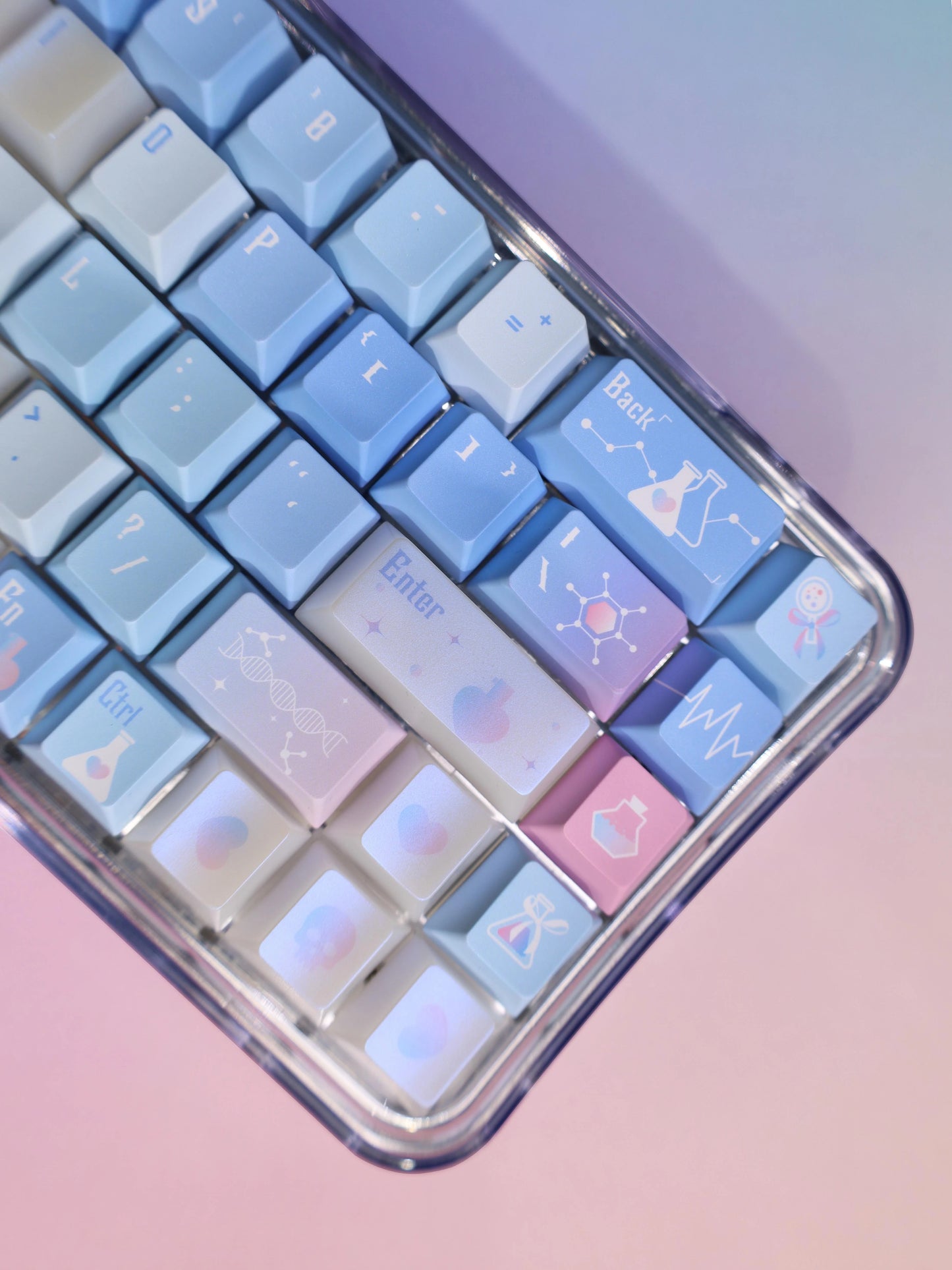 #0182 Heartbeat Lab Keycap Designed By Dorakey (not Including Keyboard)