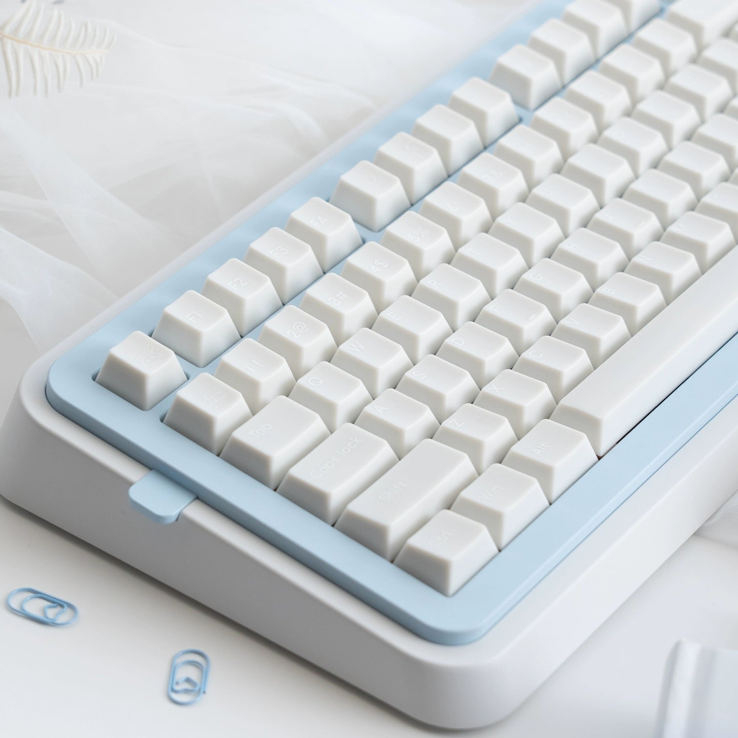 #0209 Star Talks Creamy White Keycap Cherry Profile Designed By URE(not including keyboard)