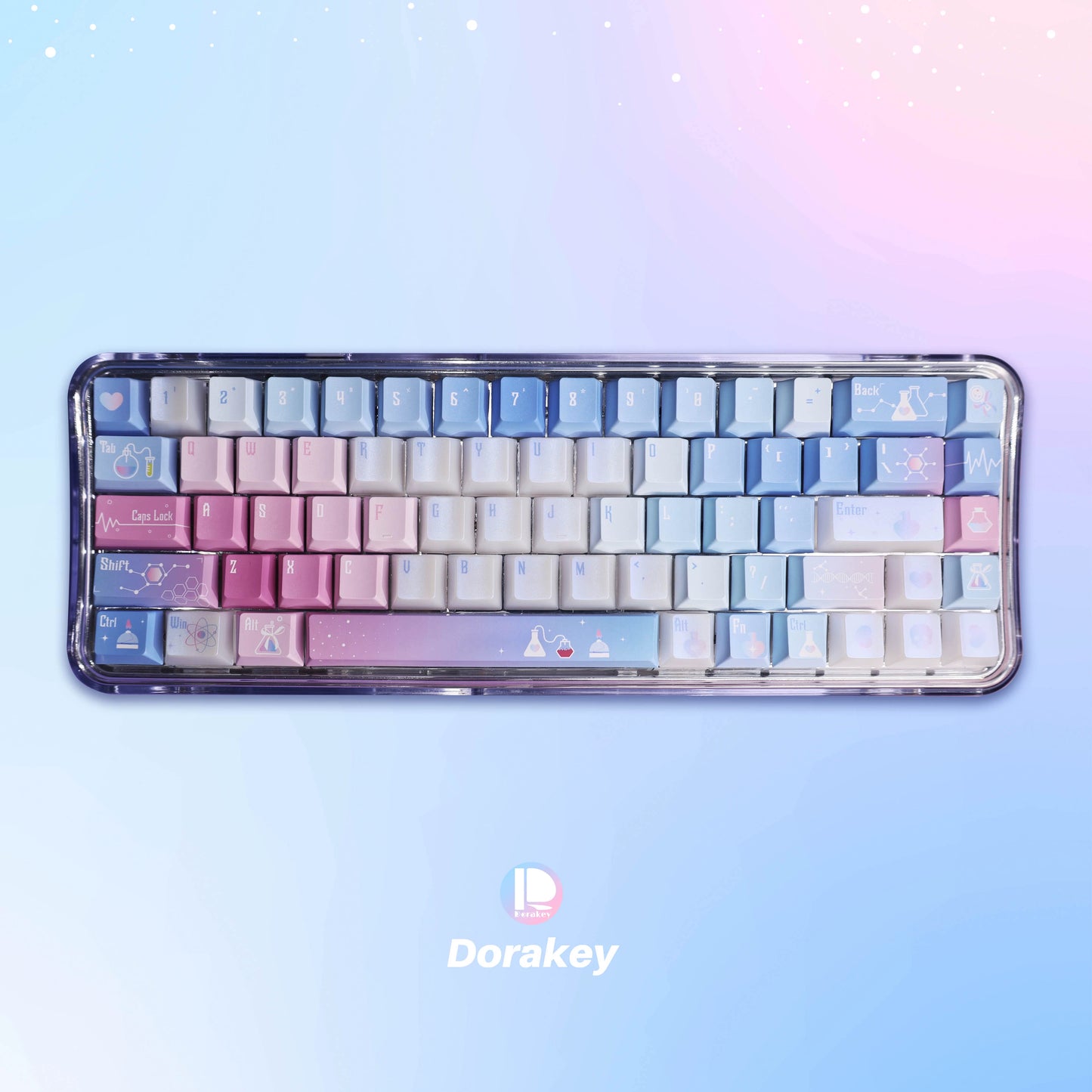 #0182 Heartbeat Lab Keycap Designed By Dorakey (not Including Keyboard)