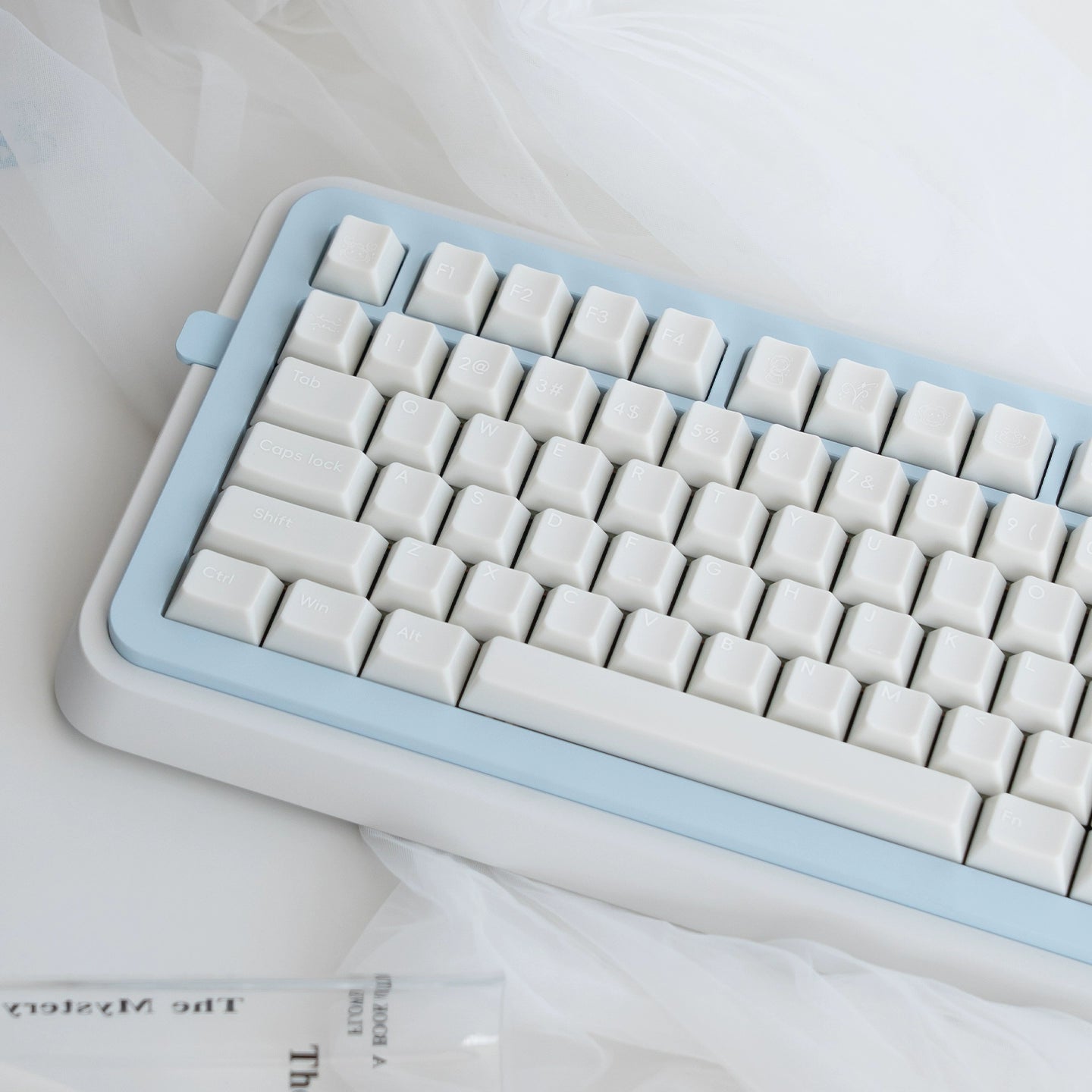 #0209 Star Talks Creamy White Keycap Cherry Profile Designed By URE(not including keyboard)